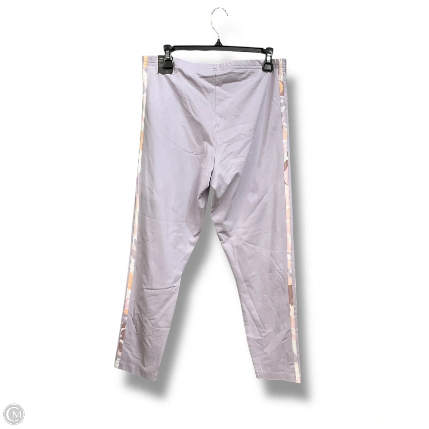 Athletic Pants By Adidas In Purple, Size: L