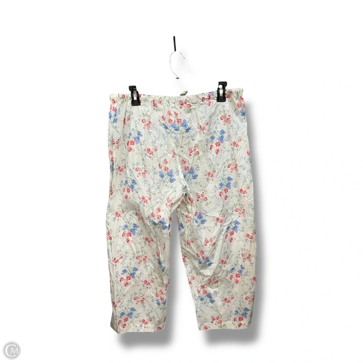 Capris By Ralph Lauren In Floral Print, Size: L