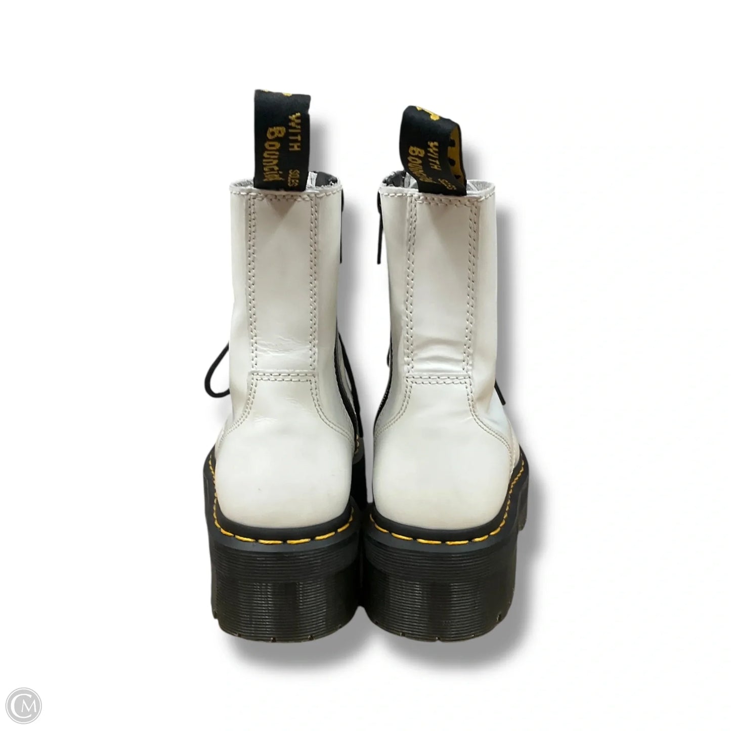 Boots Combat By Dr Martens In White, Size: 7