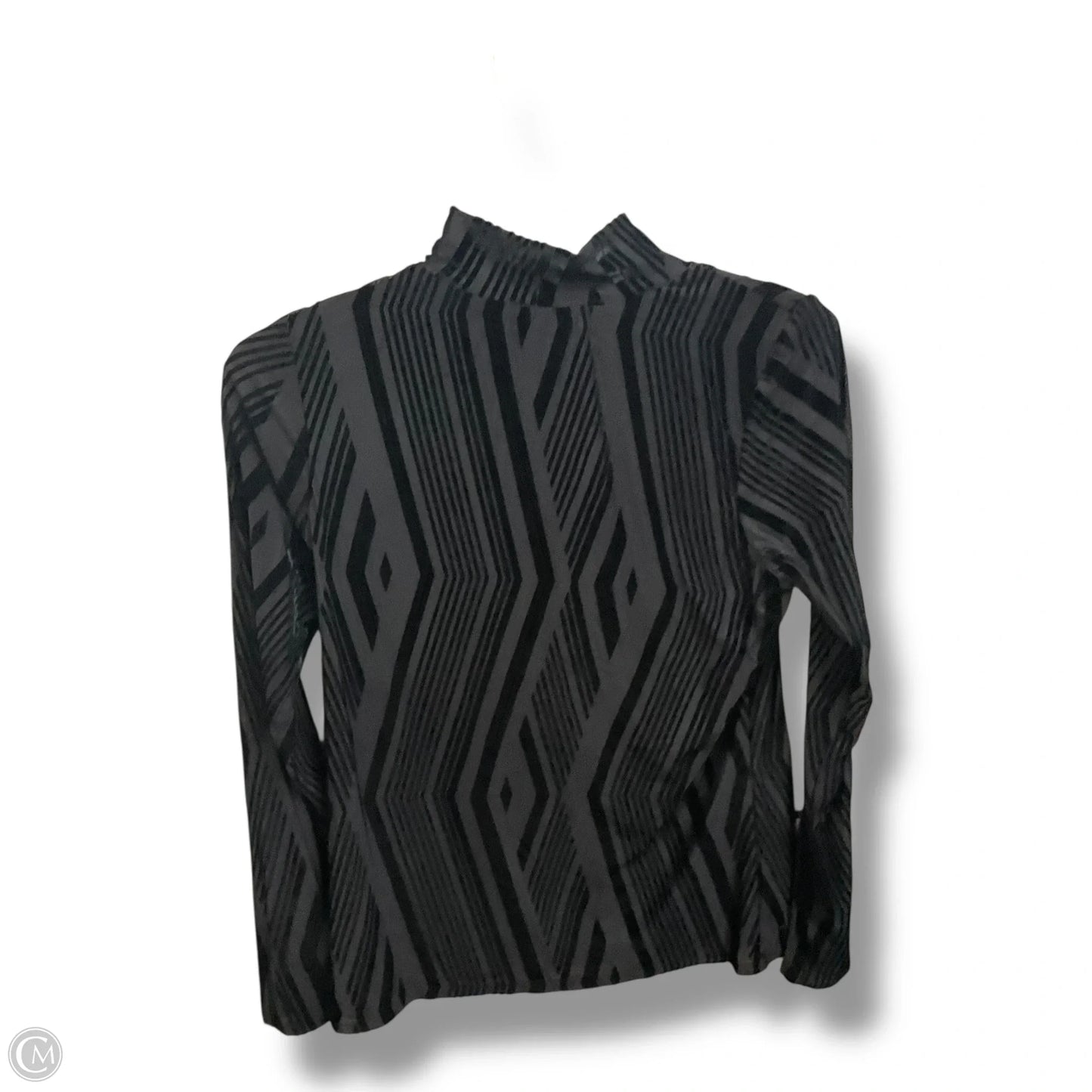 Top Long Sleeve By Bar Iii In Black, Size: L