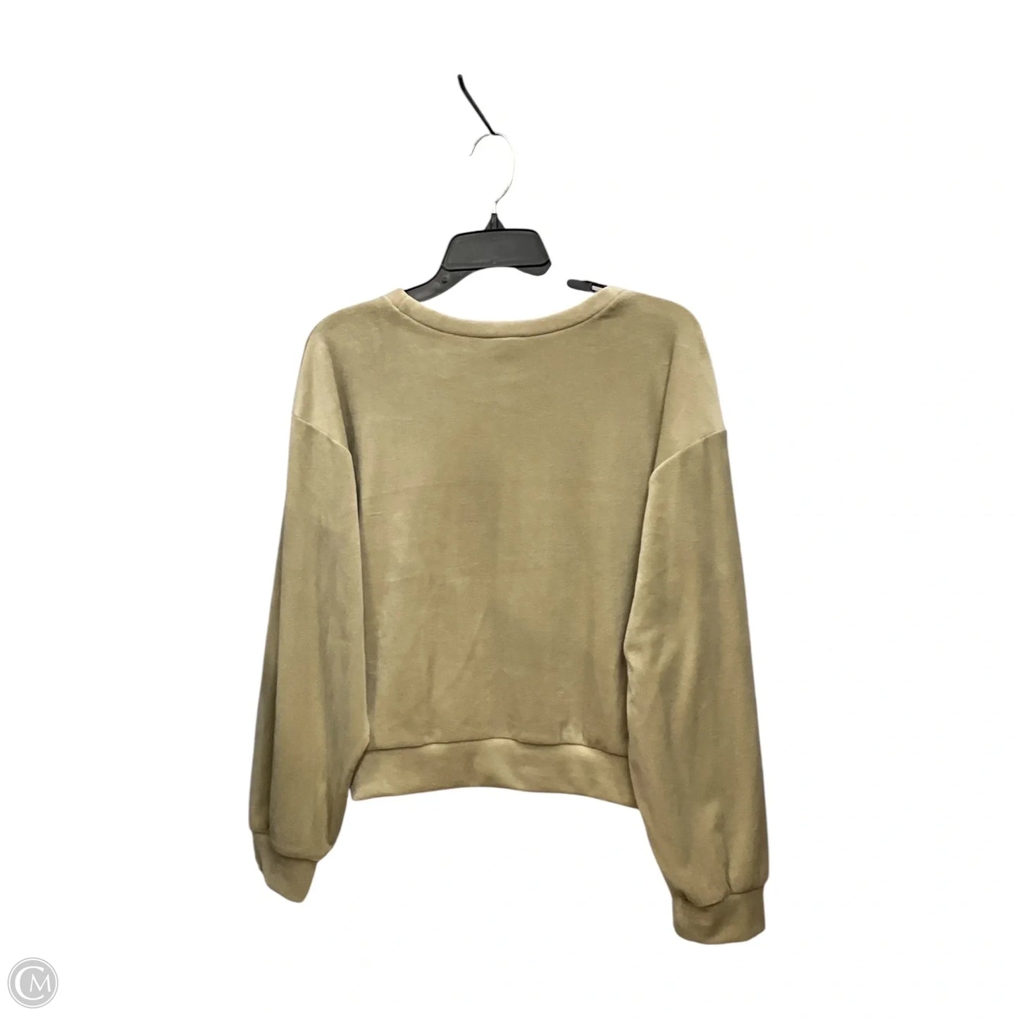 Top Long Sleeve Basic By Express In Green, Size: M