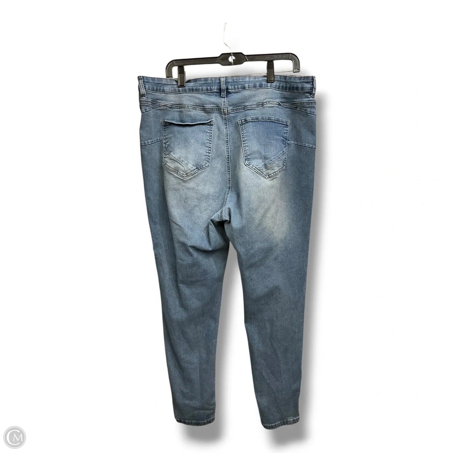 Jeans Skinny By Fashion Nova In Blue Denim, Size: 18