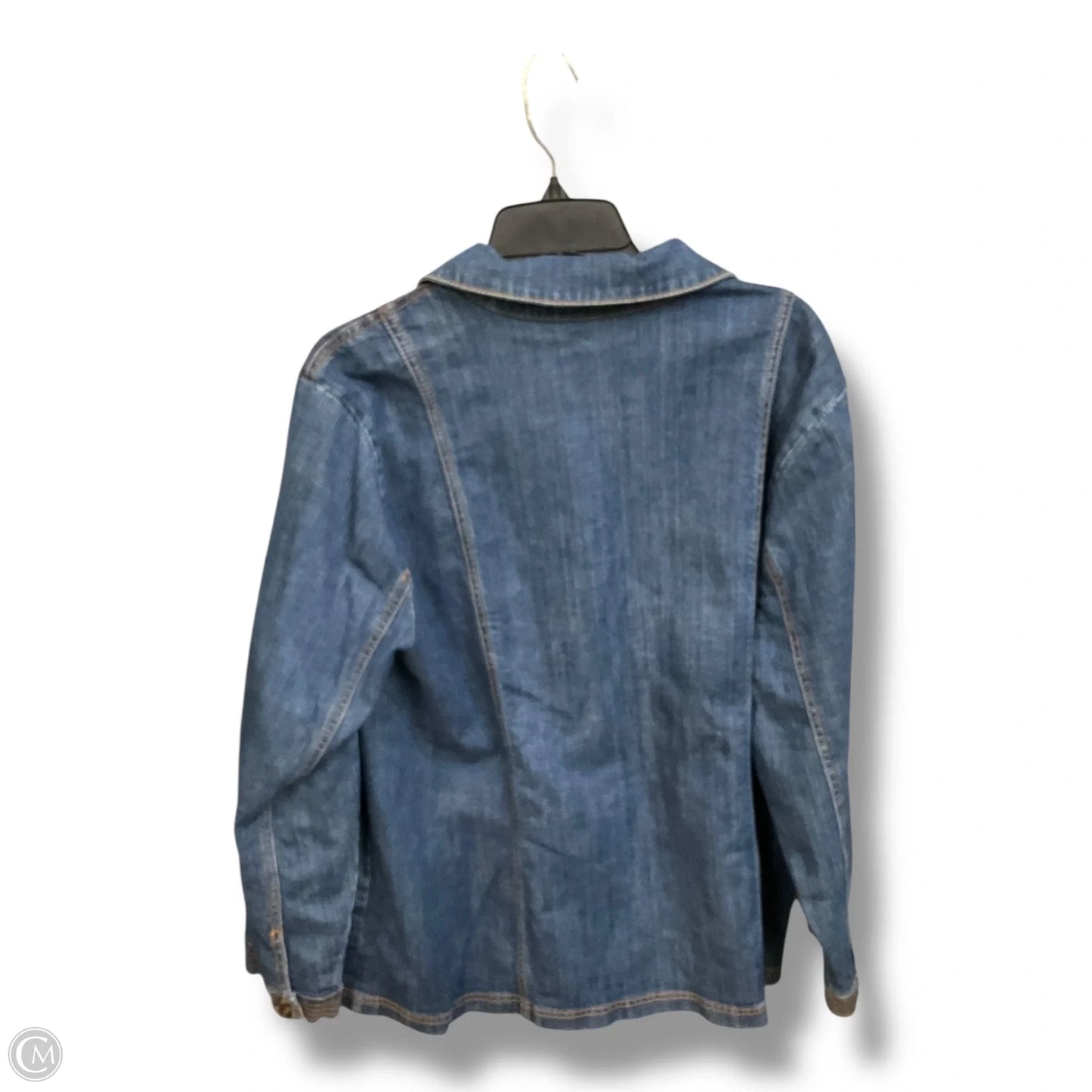 Jacket Denim By Liz And Me In Blue Denim, Size: 1x
