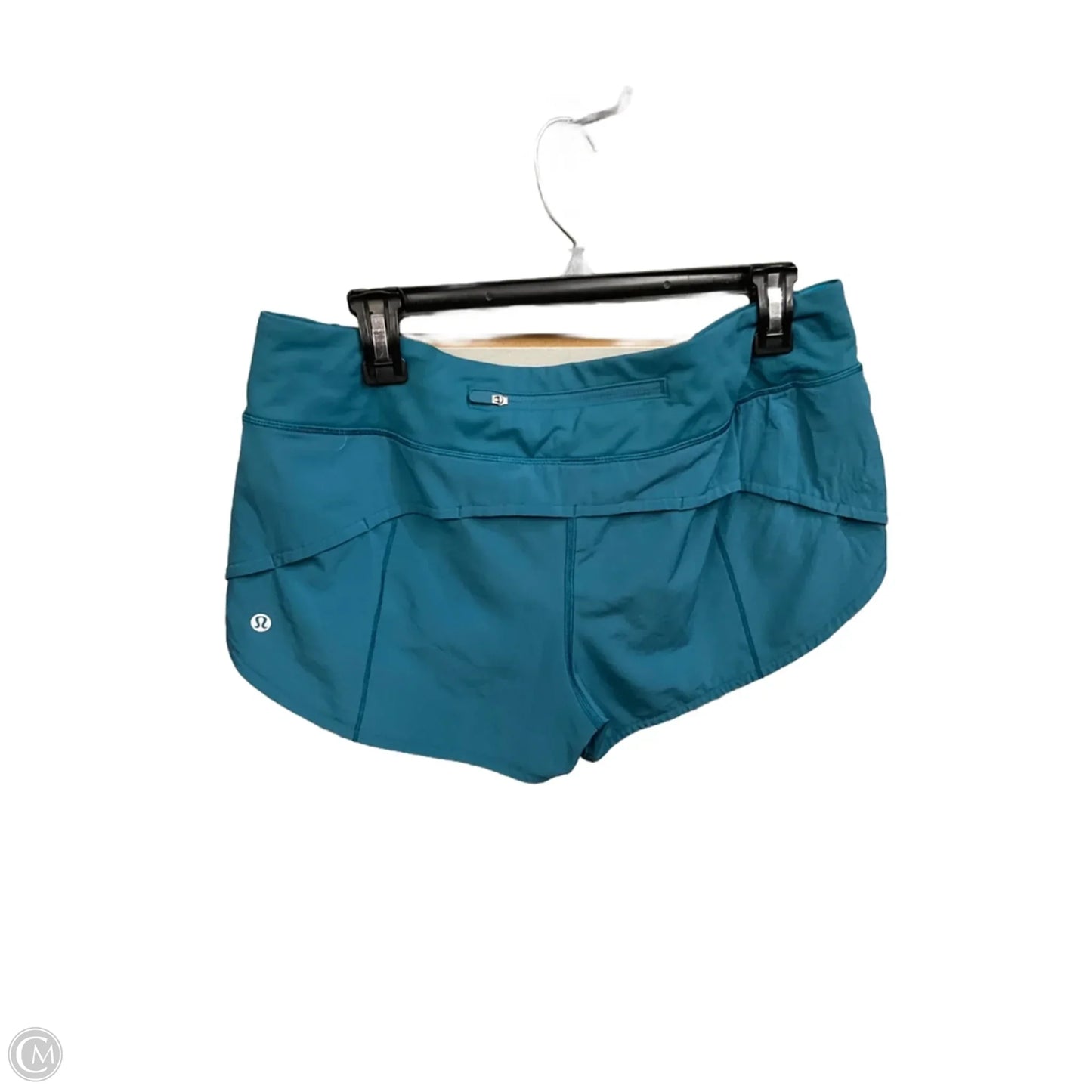 Athletic Shorts By Lululemon In Teal, Size: M