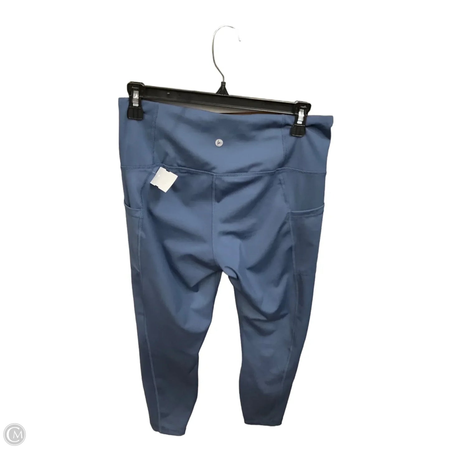 Athletic Leggings By 90 Degrees By Reflex In Blue, Size: L