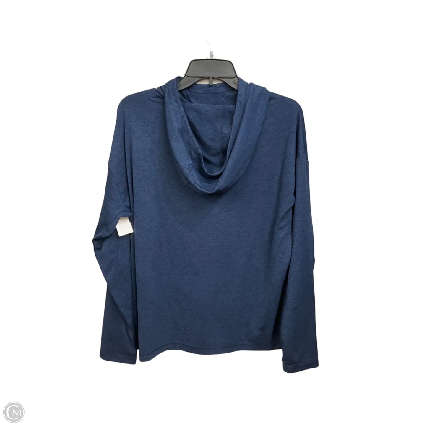 Athletic Top Long Sleeve Hoodie By Athleta In Navy, Size: Xl