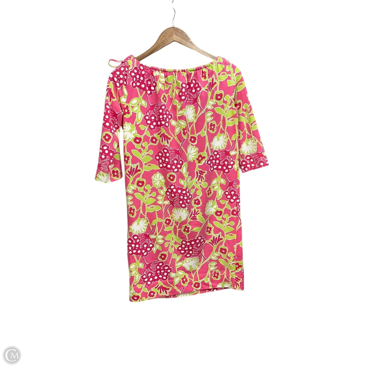 Dress Designer By Lilly Pulitzer In Green & Pink, Size: Xs