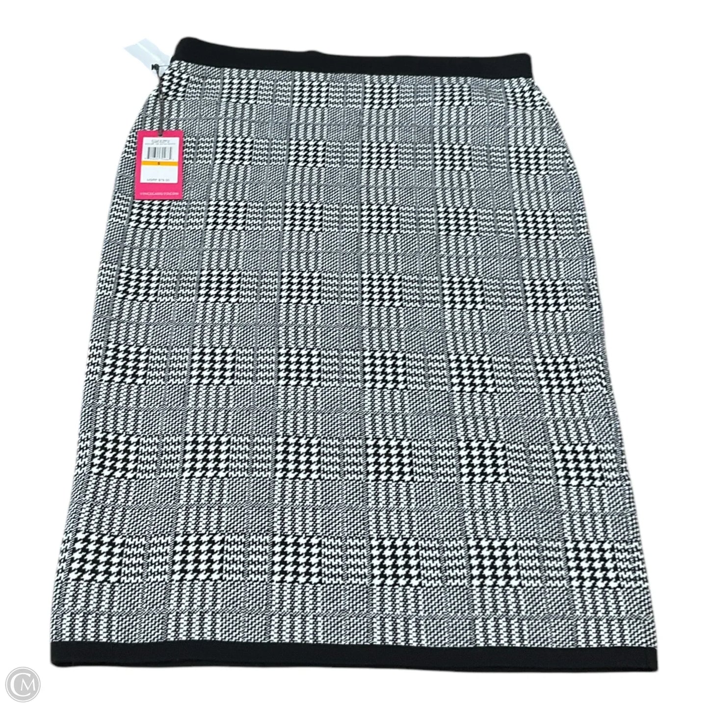 Skirt Mini & Short By Vince Camuto In Black & White, Size: S