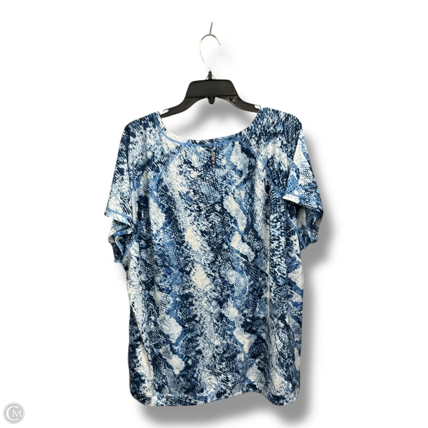 Athletic Top Short Sleeve By Talbots In Animal Print, Size: 3x