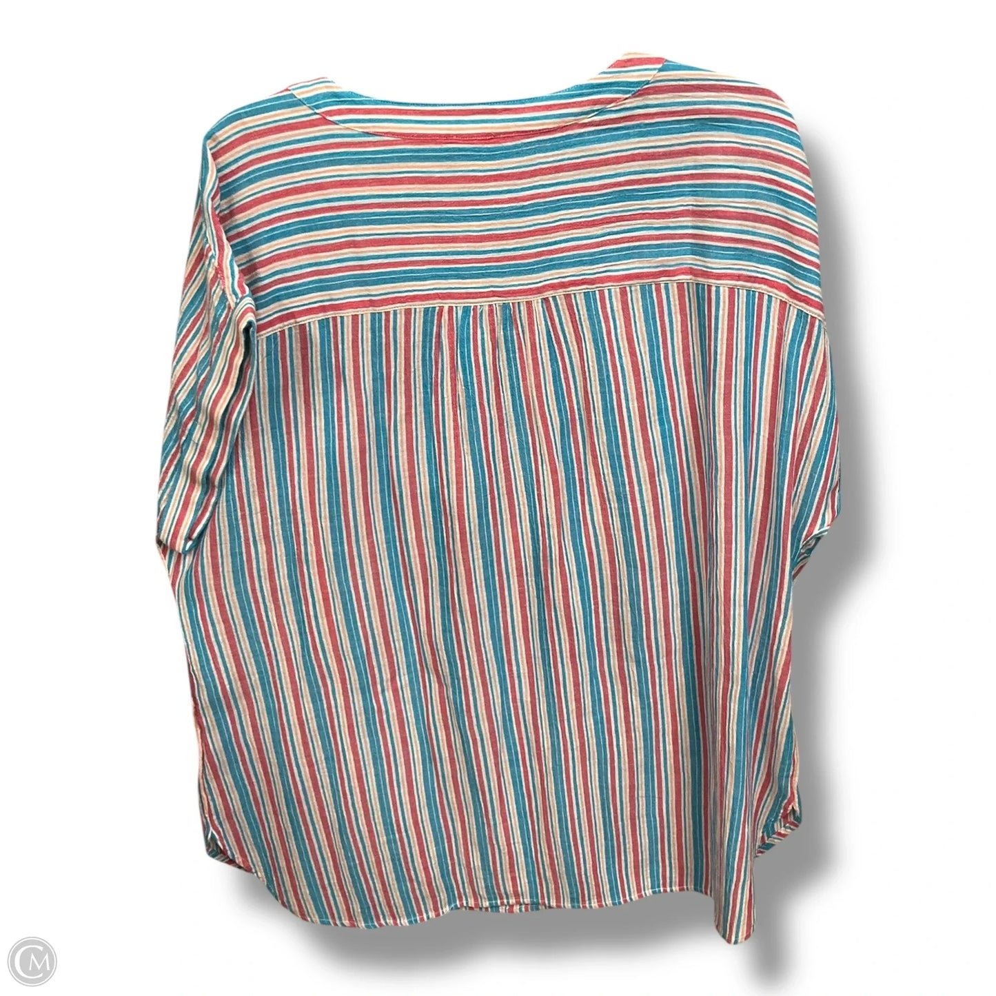 Top Sleeveless By Talbots In Striped Pattern, Size: 1x