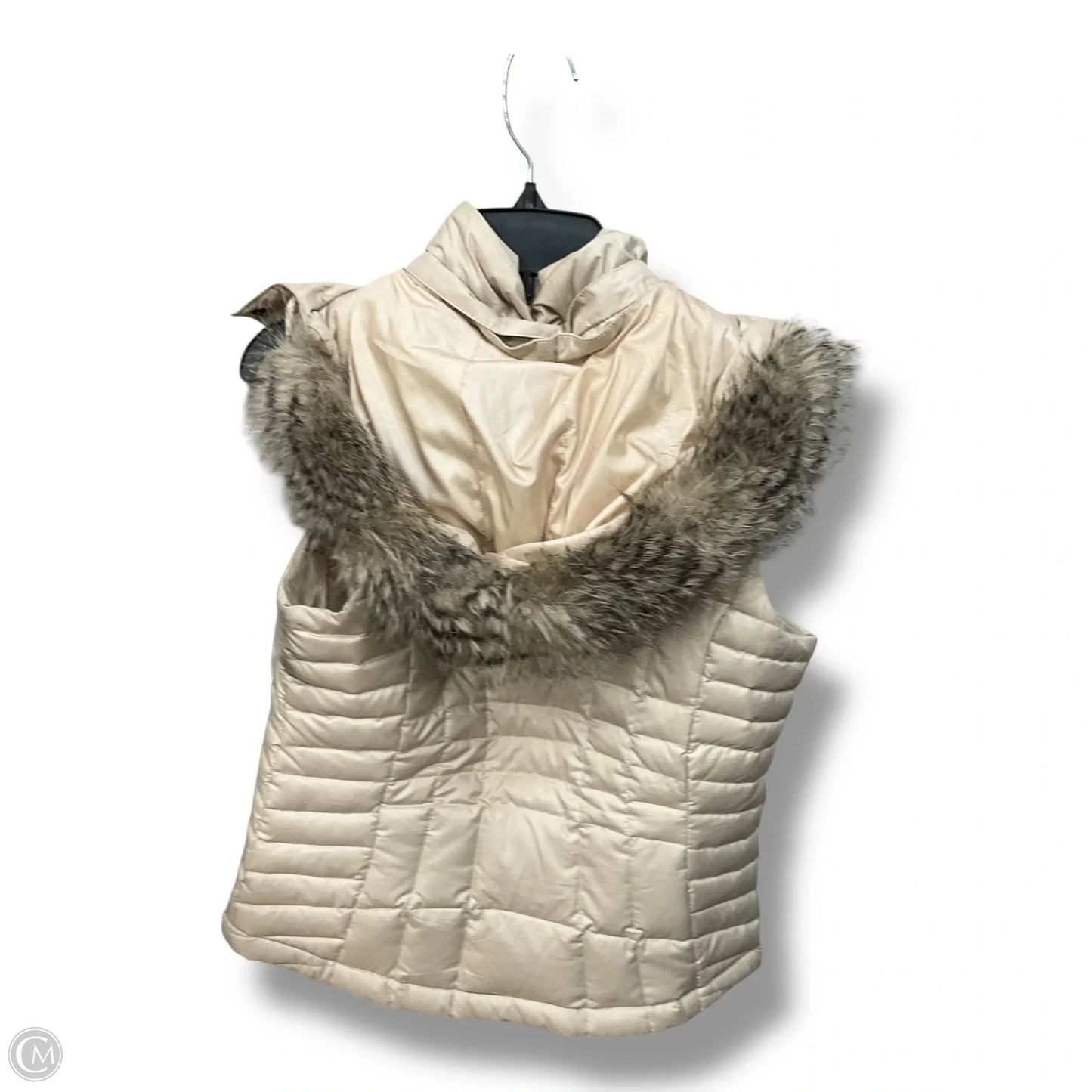 Vest Puffer & Quilted By Eddie Bauer In Beige, Size: Sp