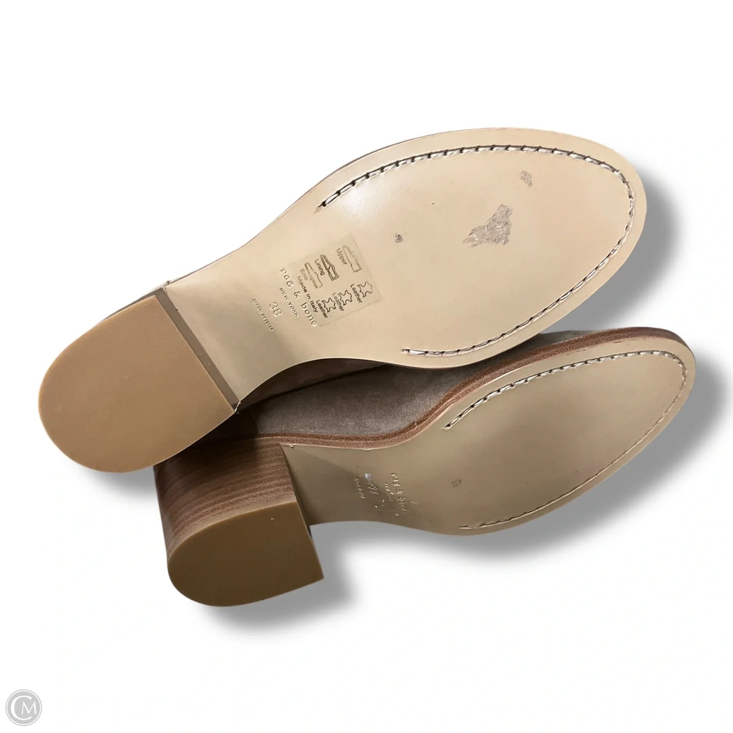 Boots Ankle Heels By Rag And Bone In Tan, Size: 7.5