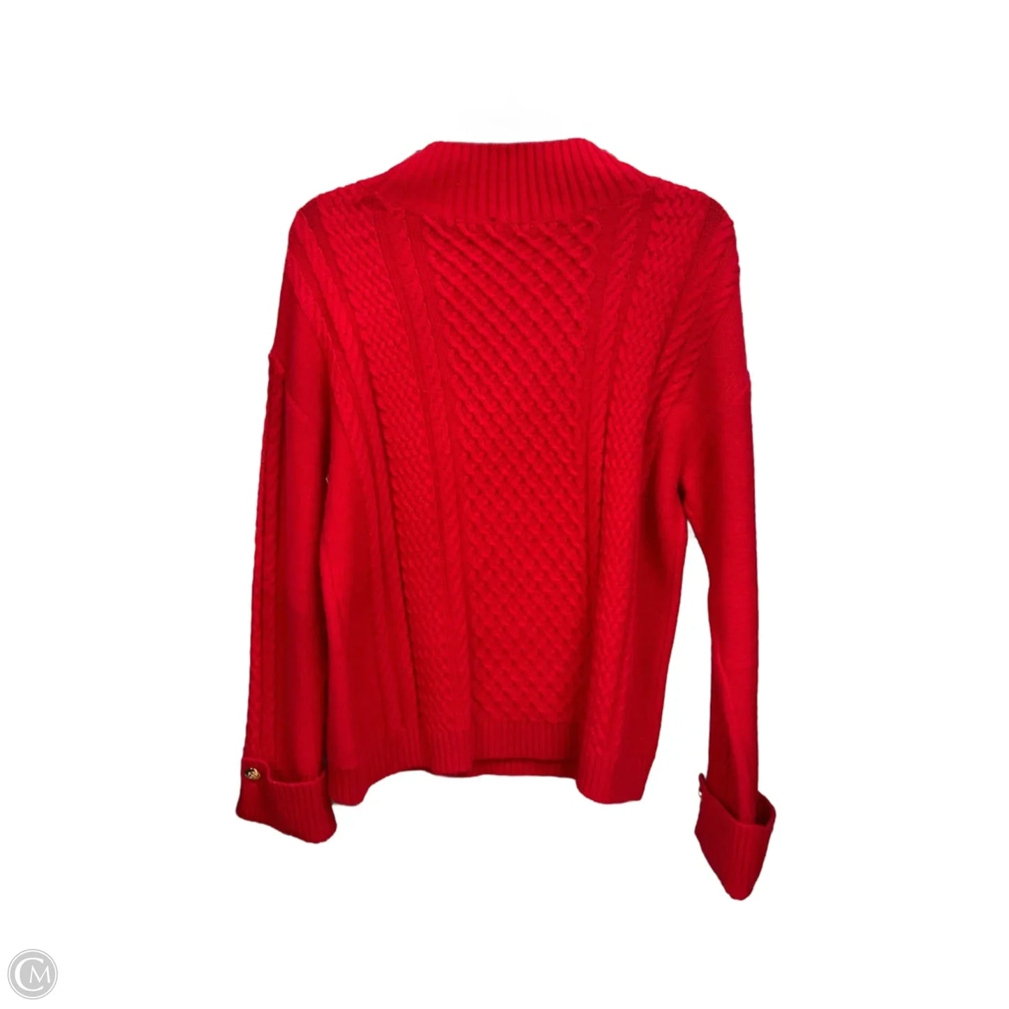 Sweater By Talbots In Red, Size: M