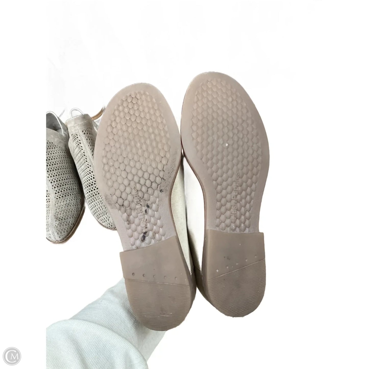 Boots Ankle Flats By Hush Puppies In Beige, Size: 9