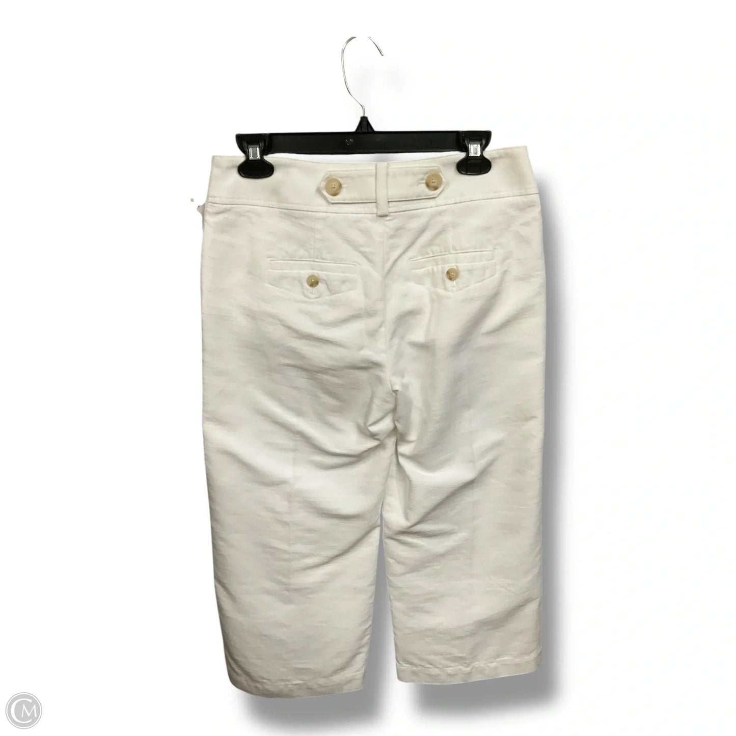 Capris By Loft In White, Size: 4p