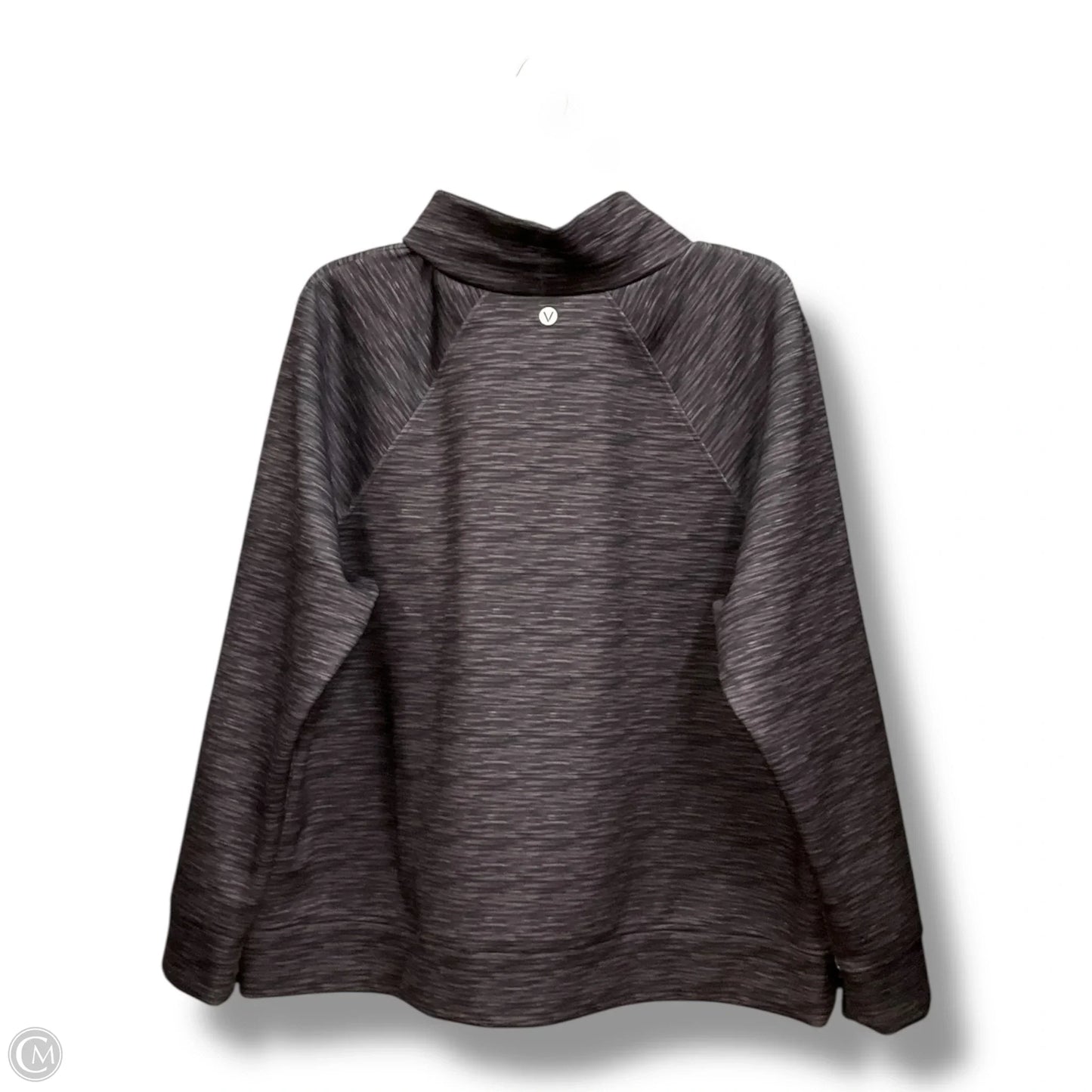 Athletic Top Long Sleeve Collar By Livi Active In Black, Size: 2x