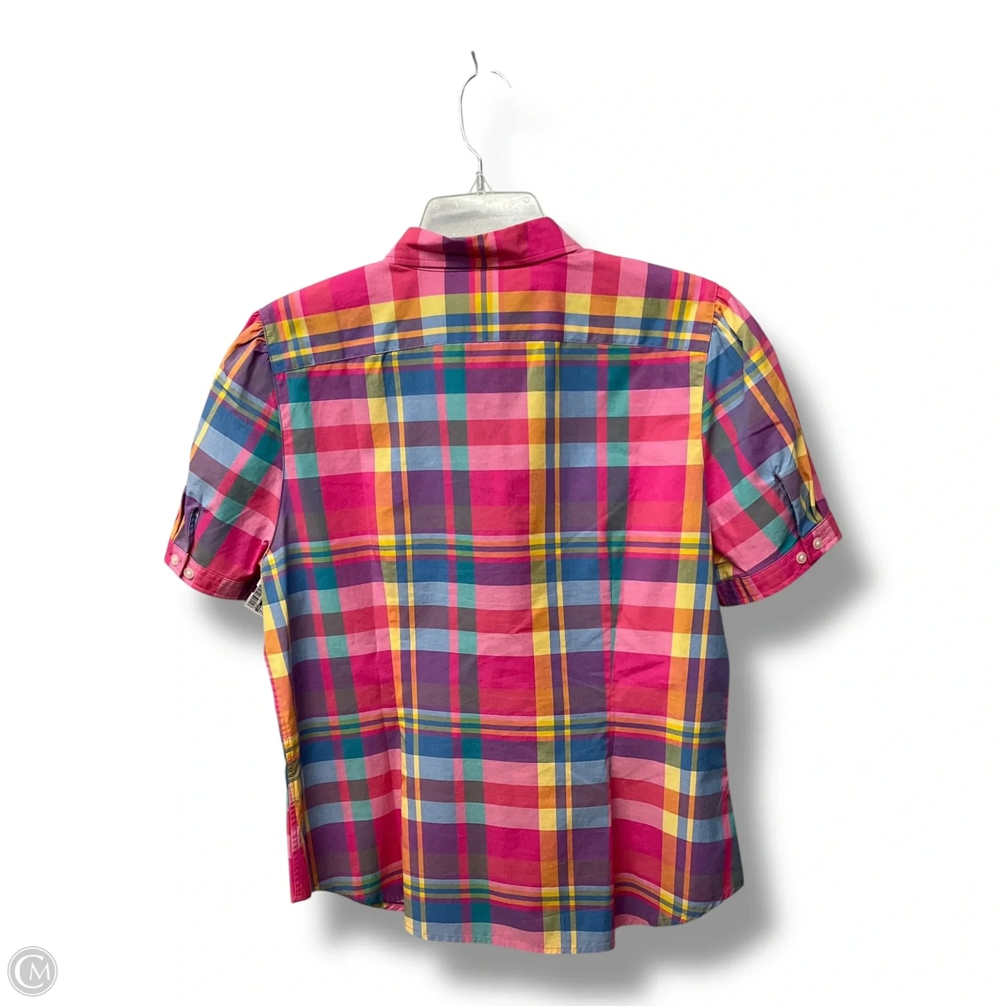 Top Short Sleeve By Chaps In Multi-colored, Size: Xl
