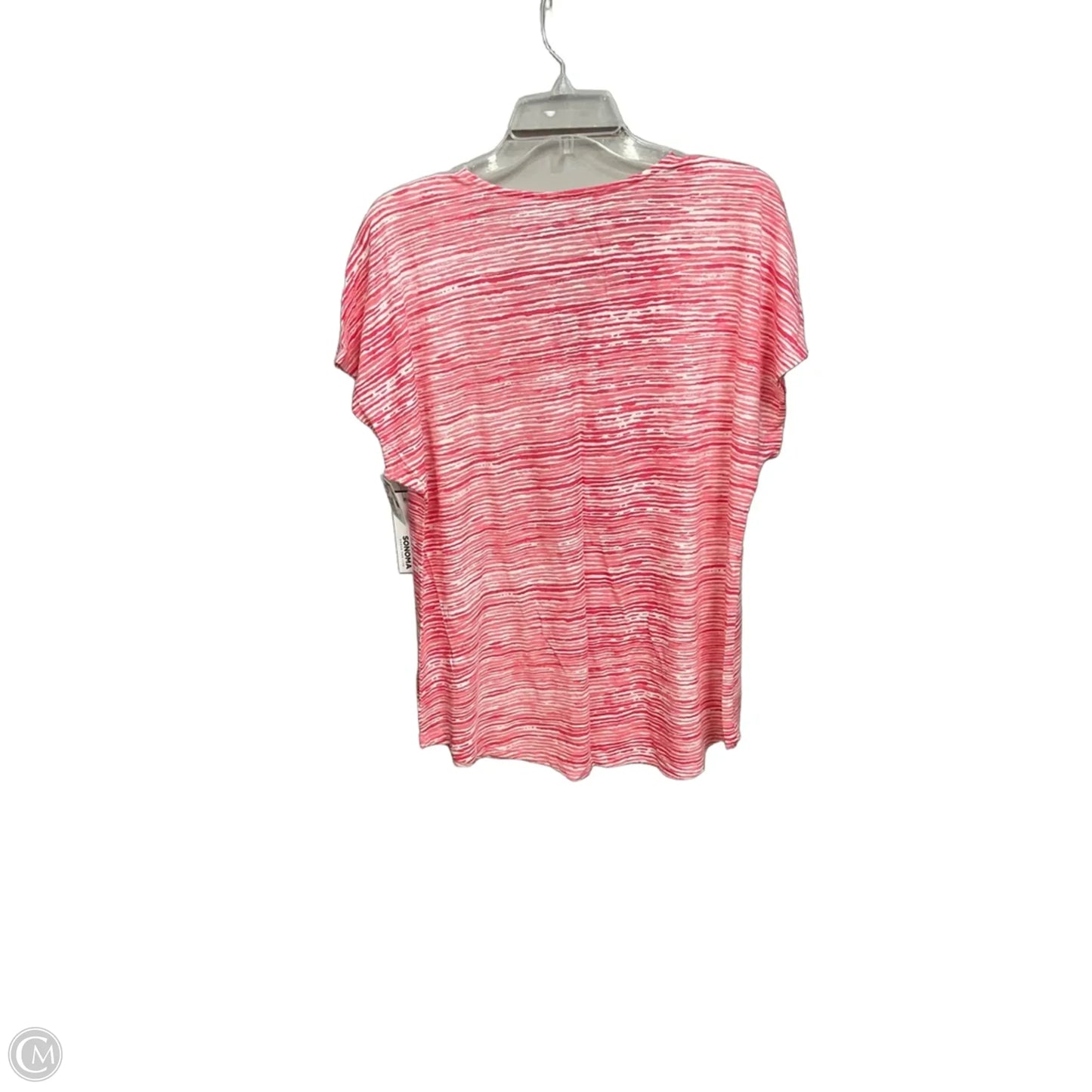 Top Short Sleeve By Sonoma In Pink, Size: Xl