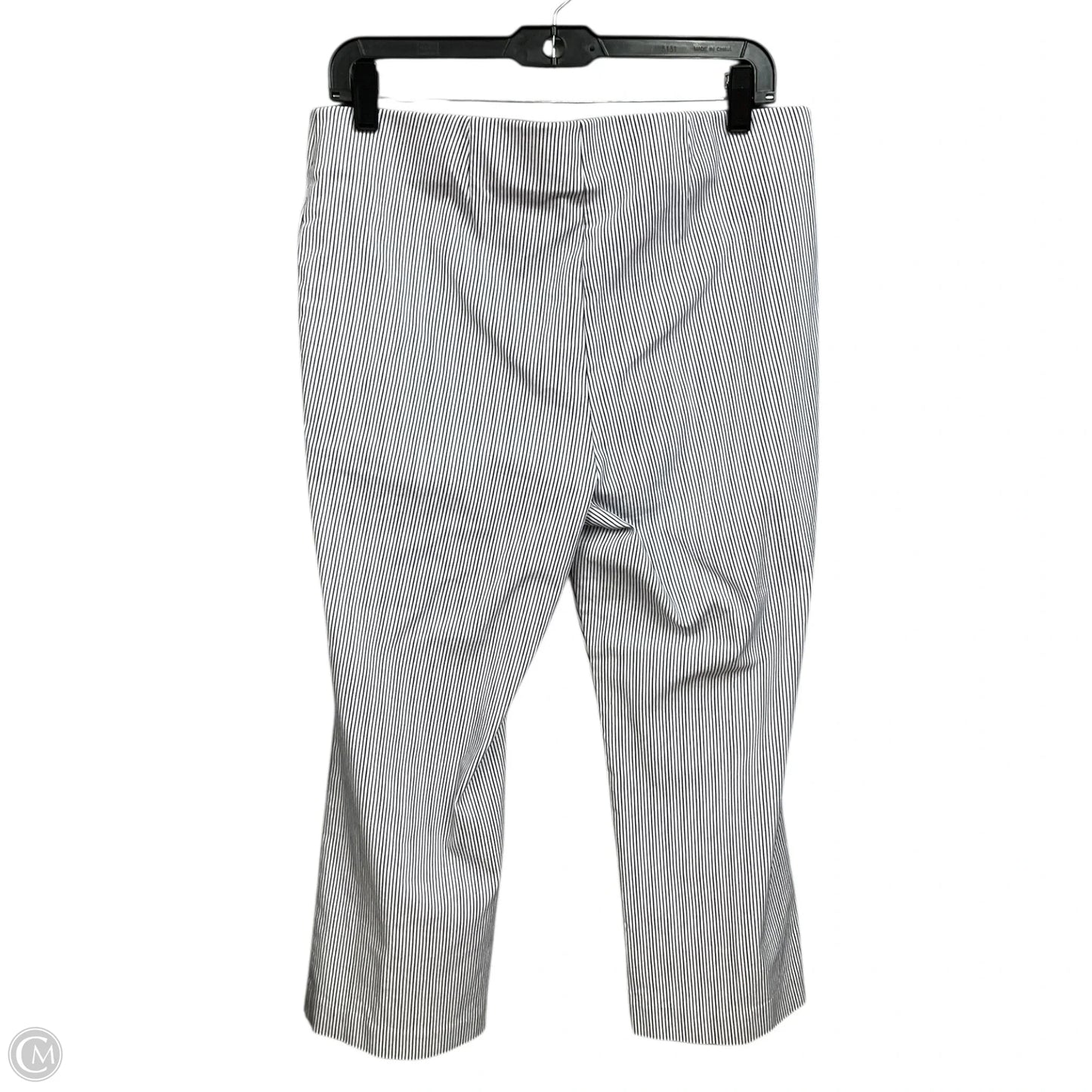 Capris By Counterparts In Striped Pattern, Size: M