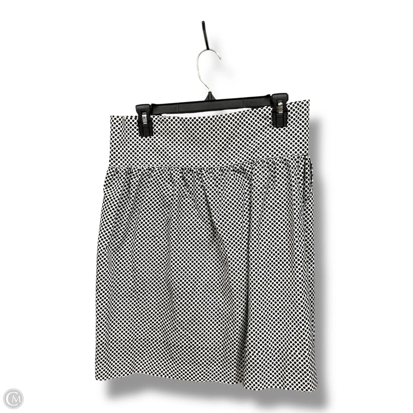 Skirt Midi By Clothes Mentor In Black & White, Size: L
