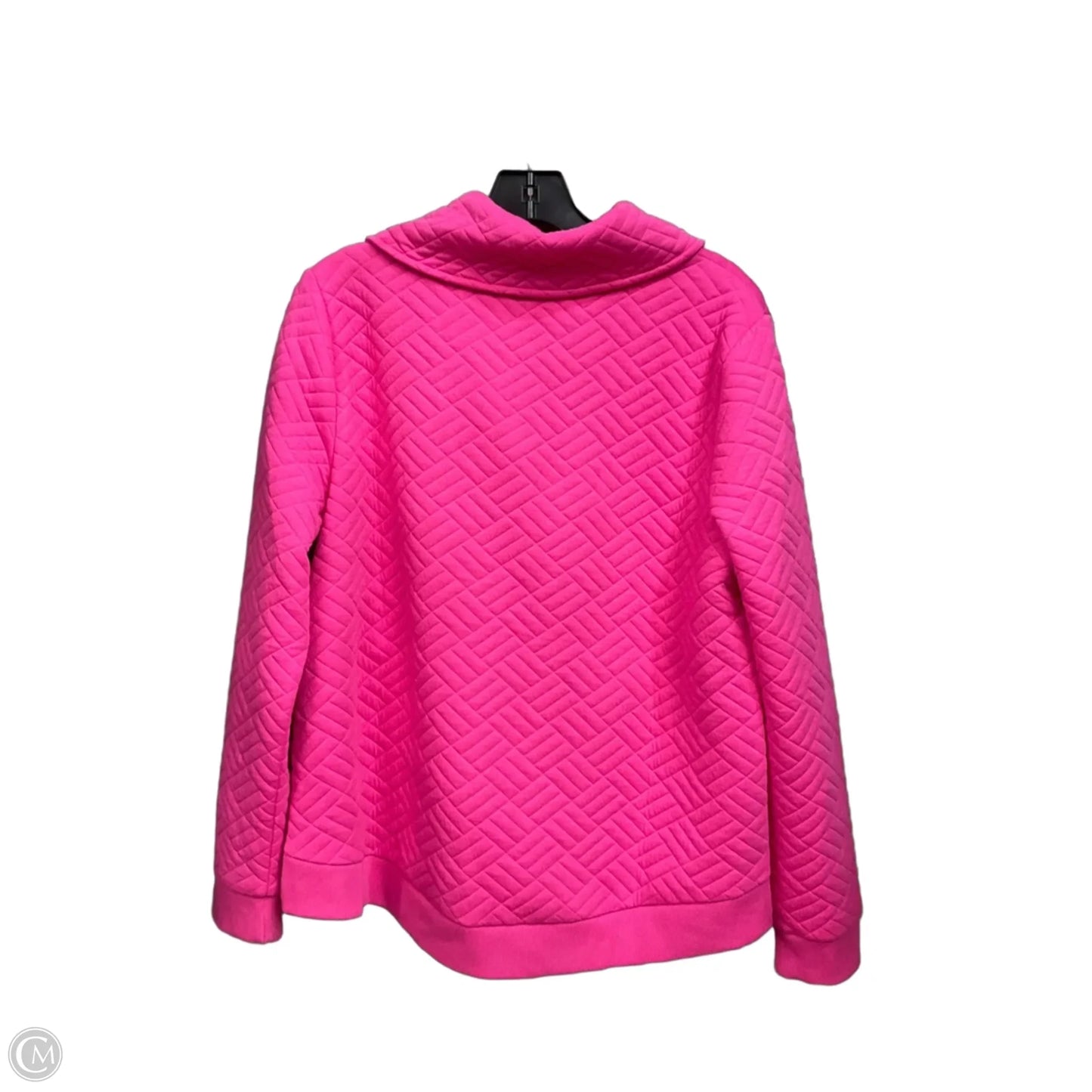 Sweatshirt Collar By Talbots In Pink, Size: M