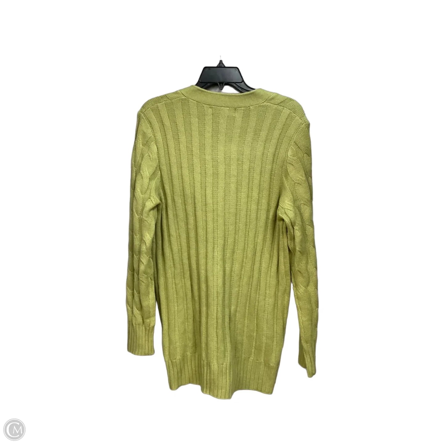 Cardigan By Clothes Mentor In Green, Size: L