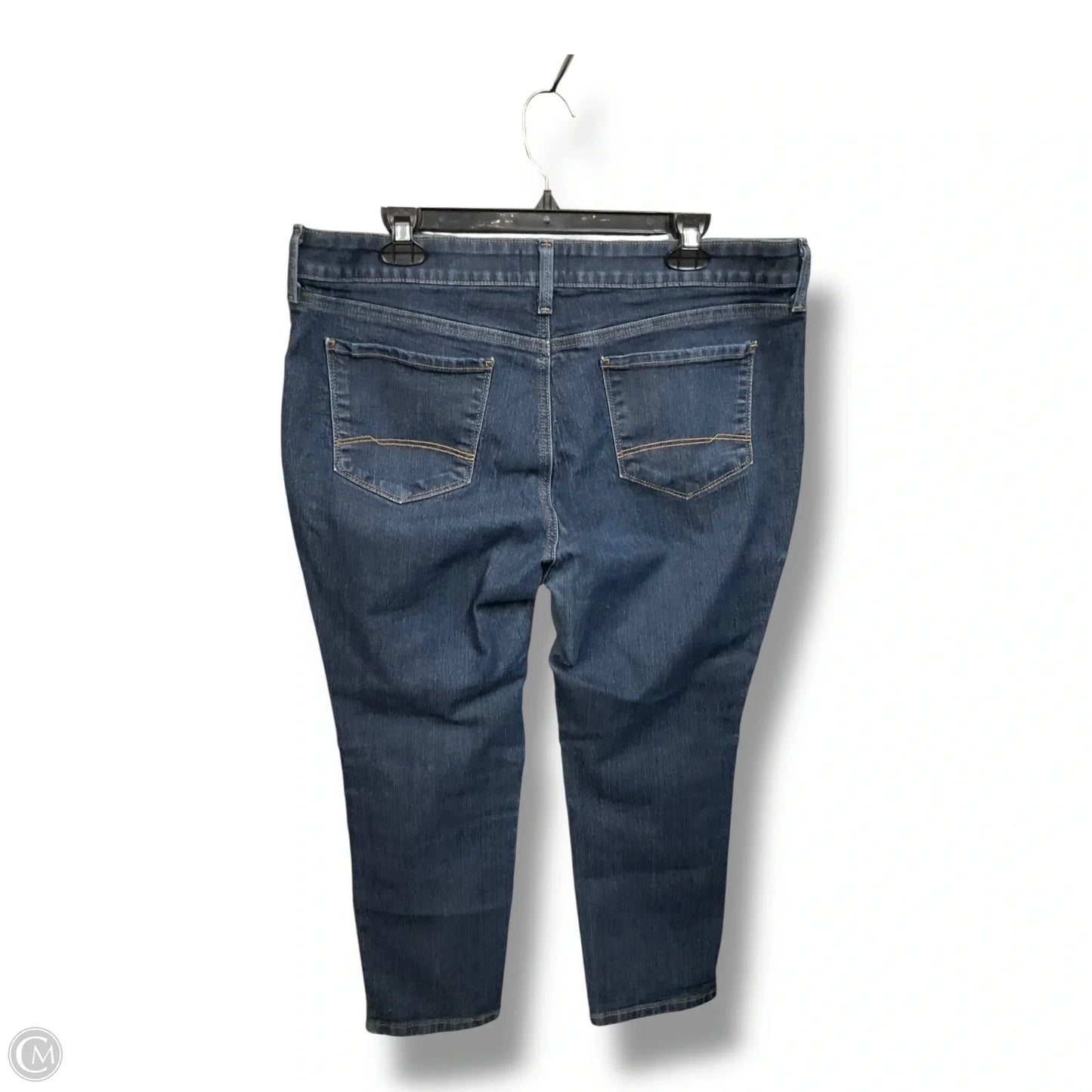 Jeans Cropped By Not Your Daughters Jeans In Blue Denim, Size: 18