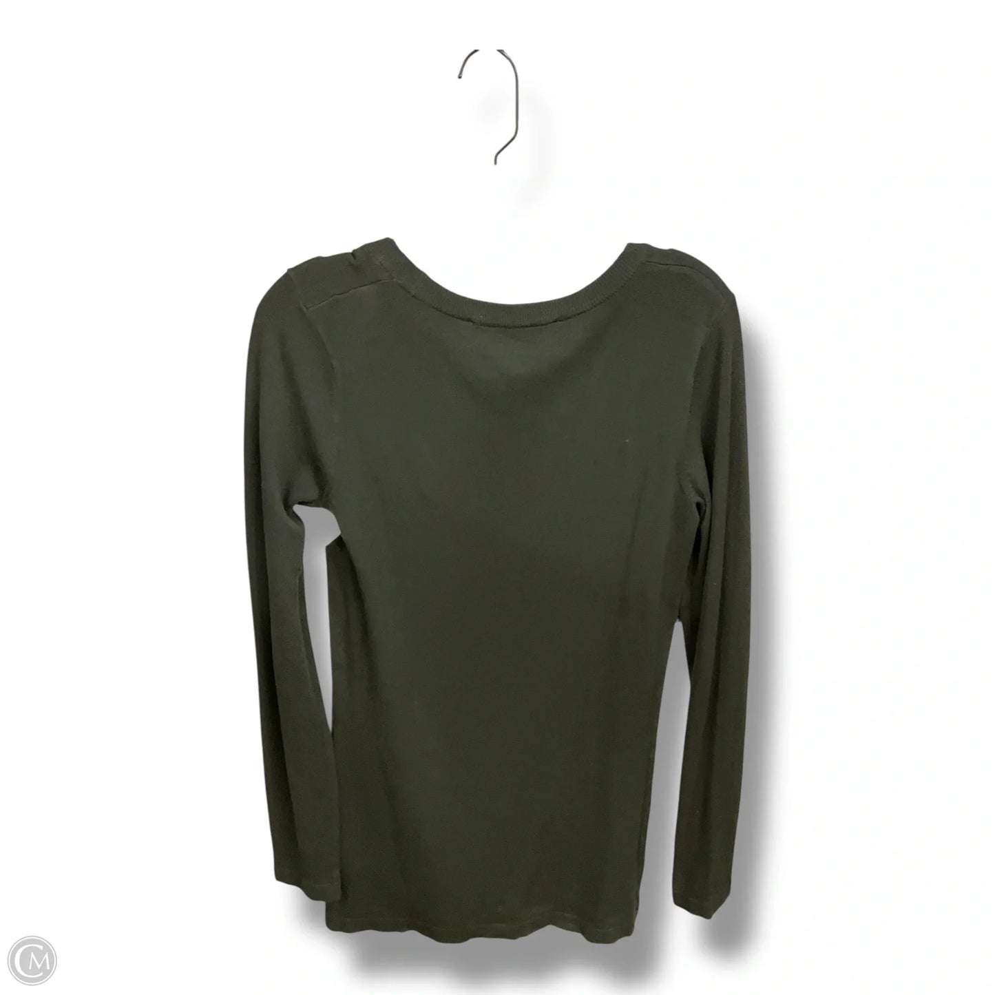 Top Long Sleeve Basic By French Connection In Green, Size: S