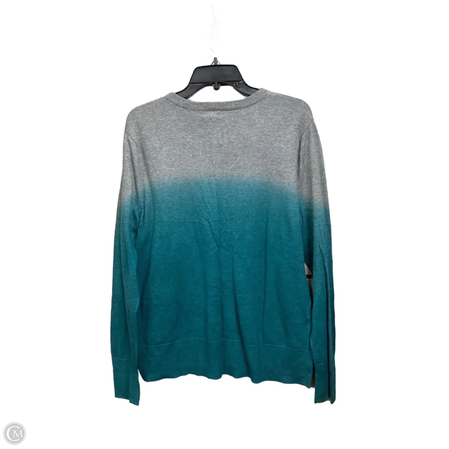 Cardigan By Eddie Bauer In Ombre Print, Size: Xl