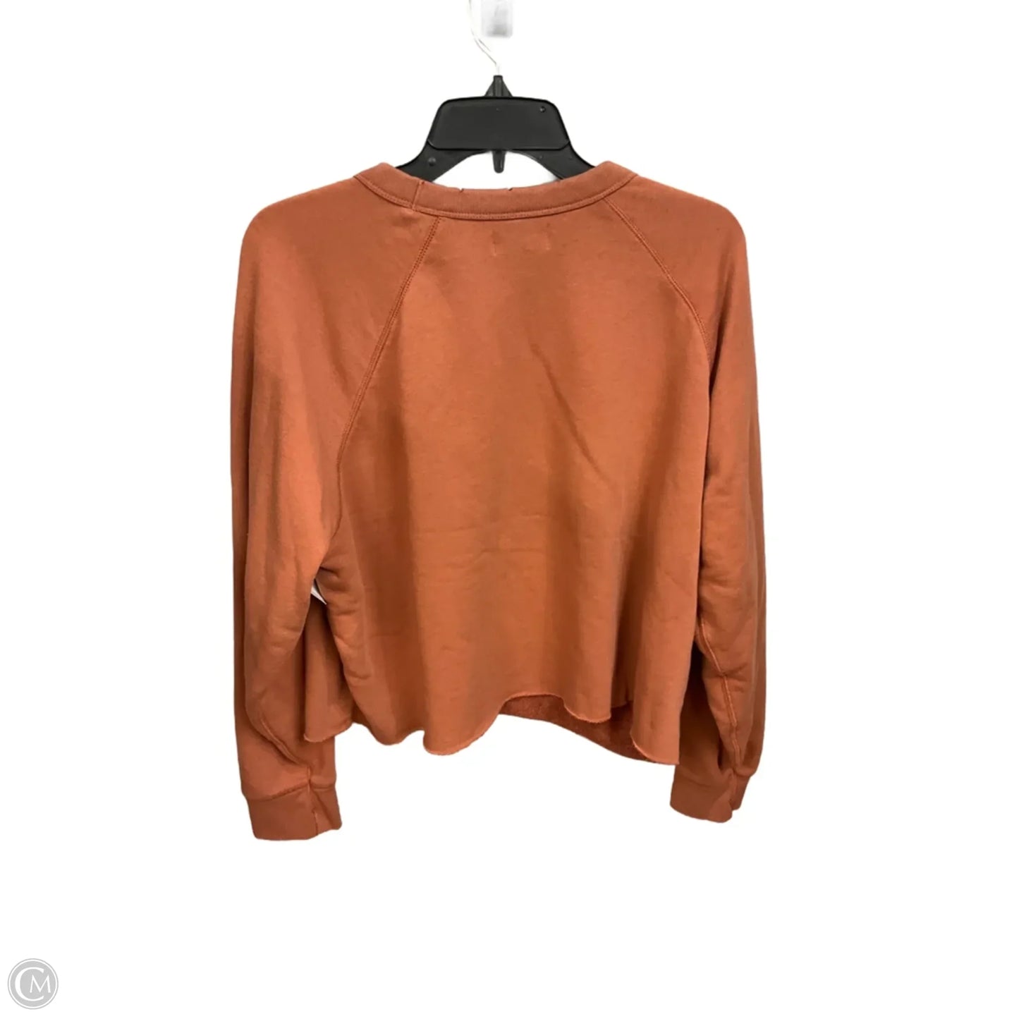 Top Long Sleeve Basic By Aerie In Orange, Size: L