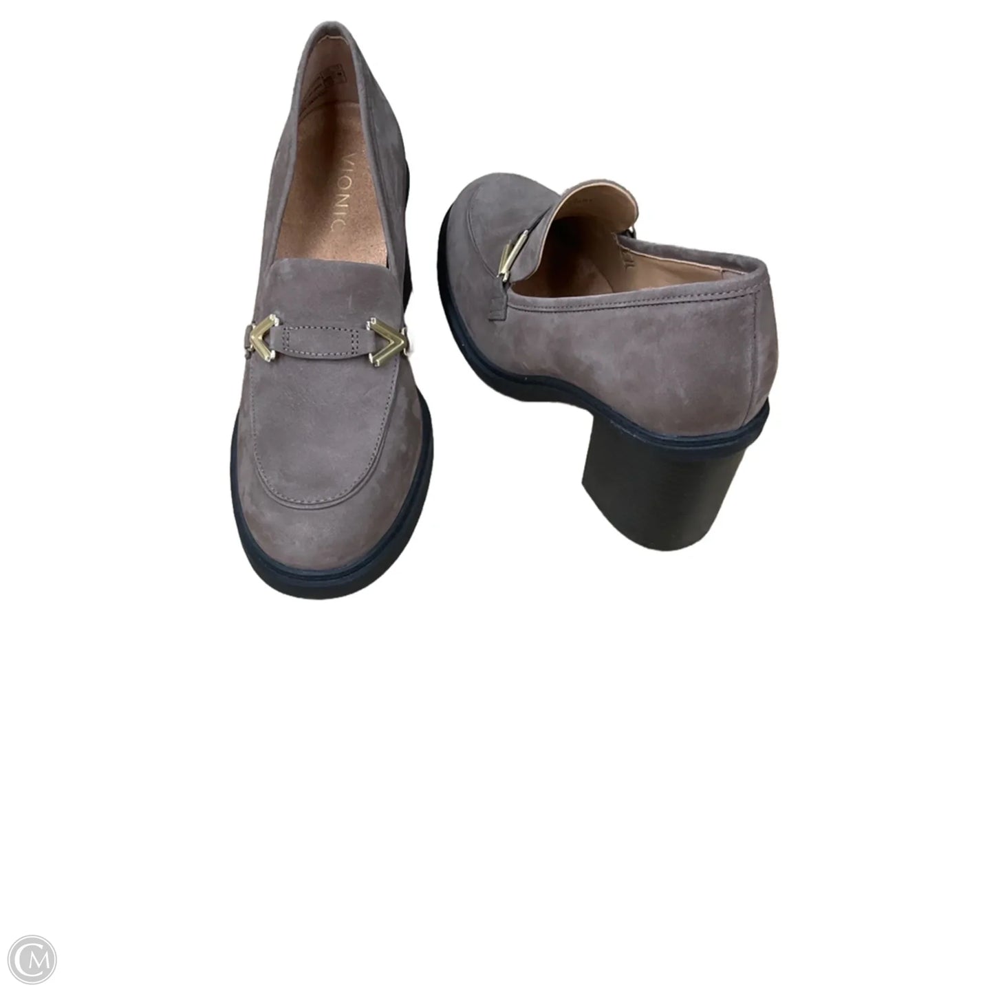 Shoes Heels Block By Vionic In Tan, Size: 8