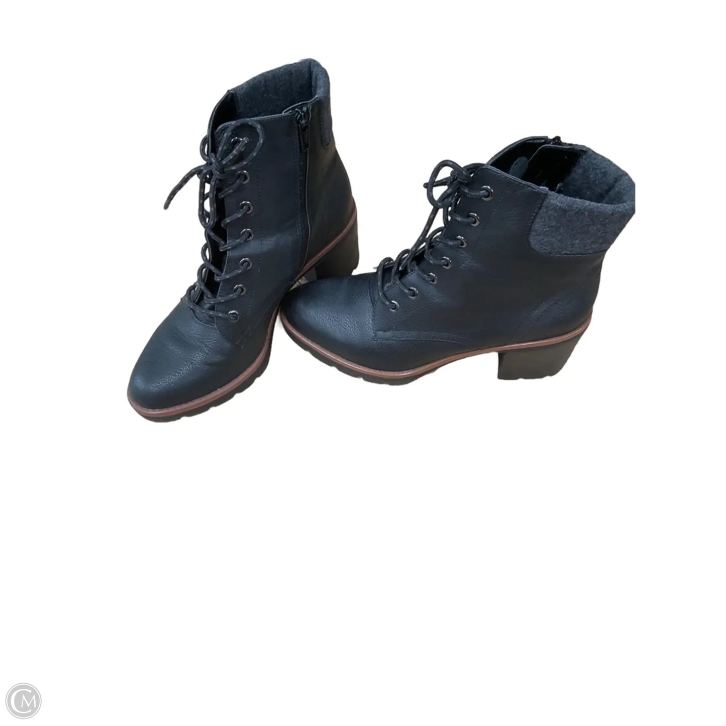 Boots Ankle Heels By Naturalizer In Black, Size: 8.5