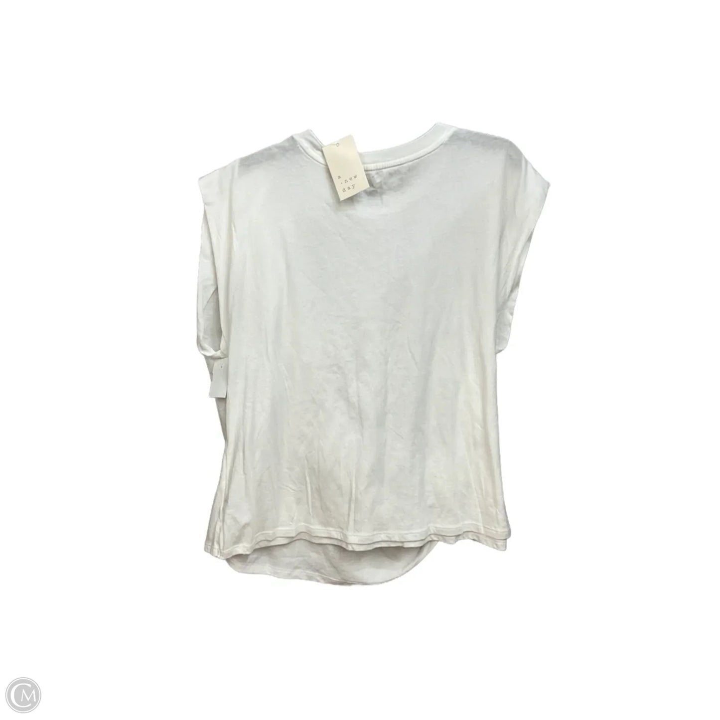 Top Sleeveless Basic By A New Day In White, Size: Xxl