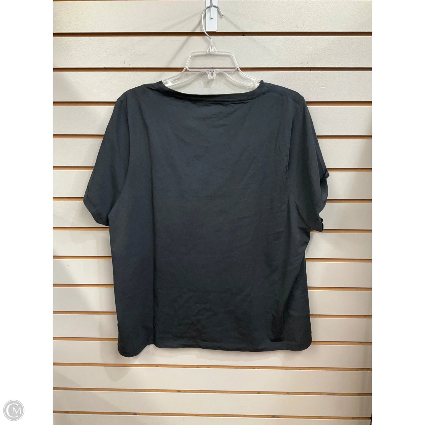 Top Short Sleeve Basic By J. Crew In Black, Size: 3x