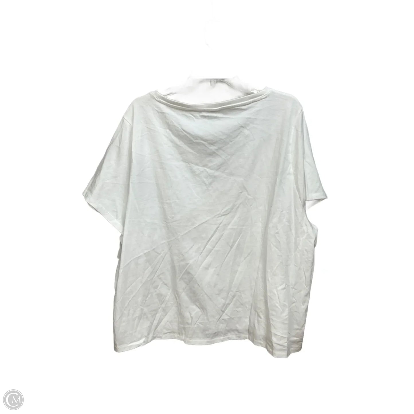 Top Short Sleeve Basic By J. Crew In White, Size: 3x