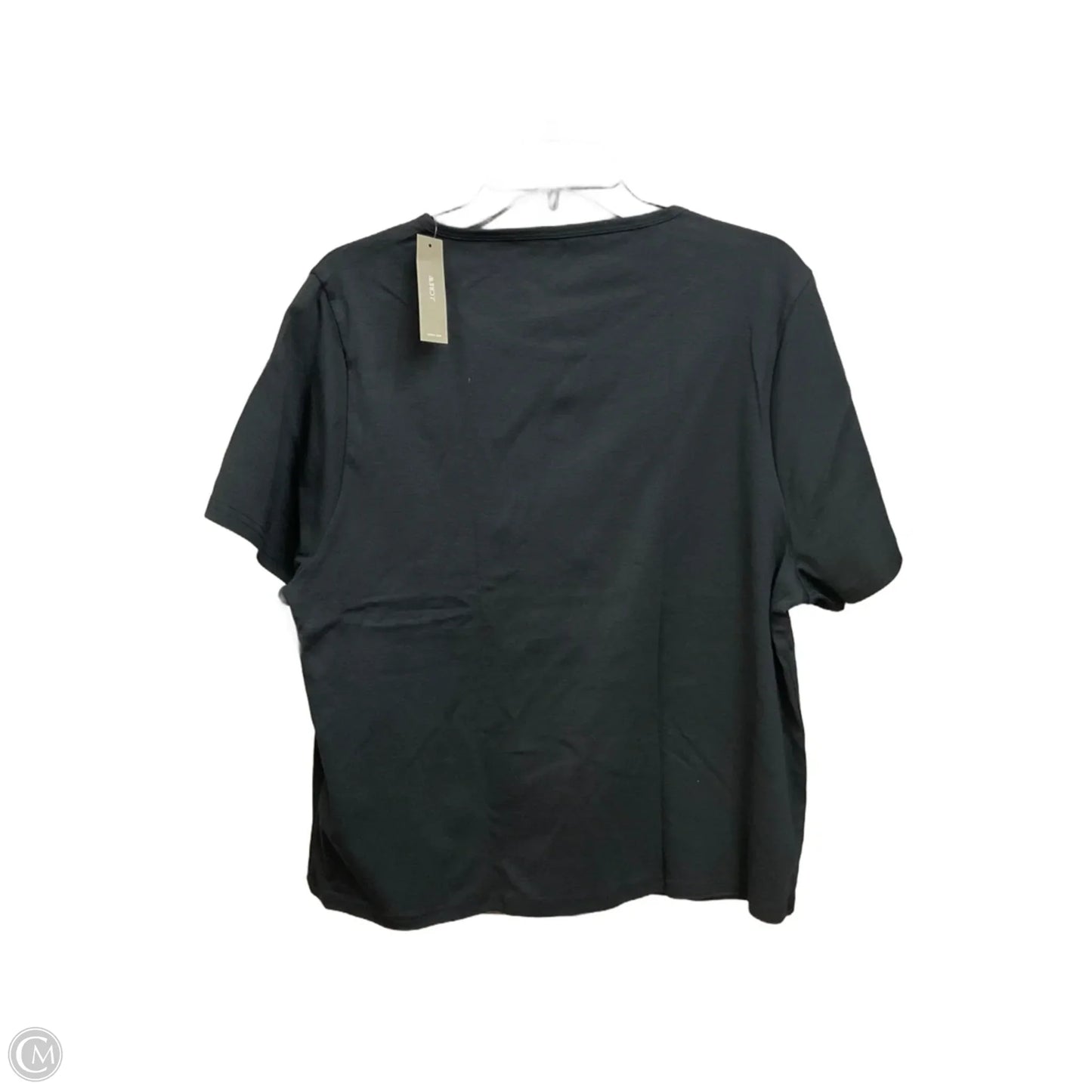 Top Short Sleeve Basic By J. Crew In Black, Size: 3x