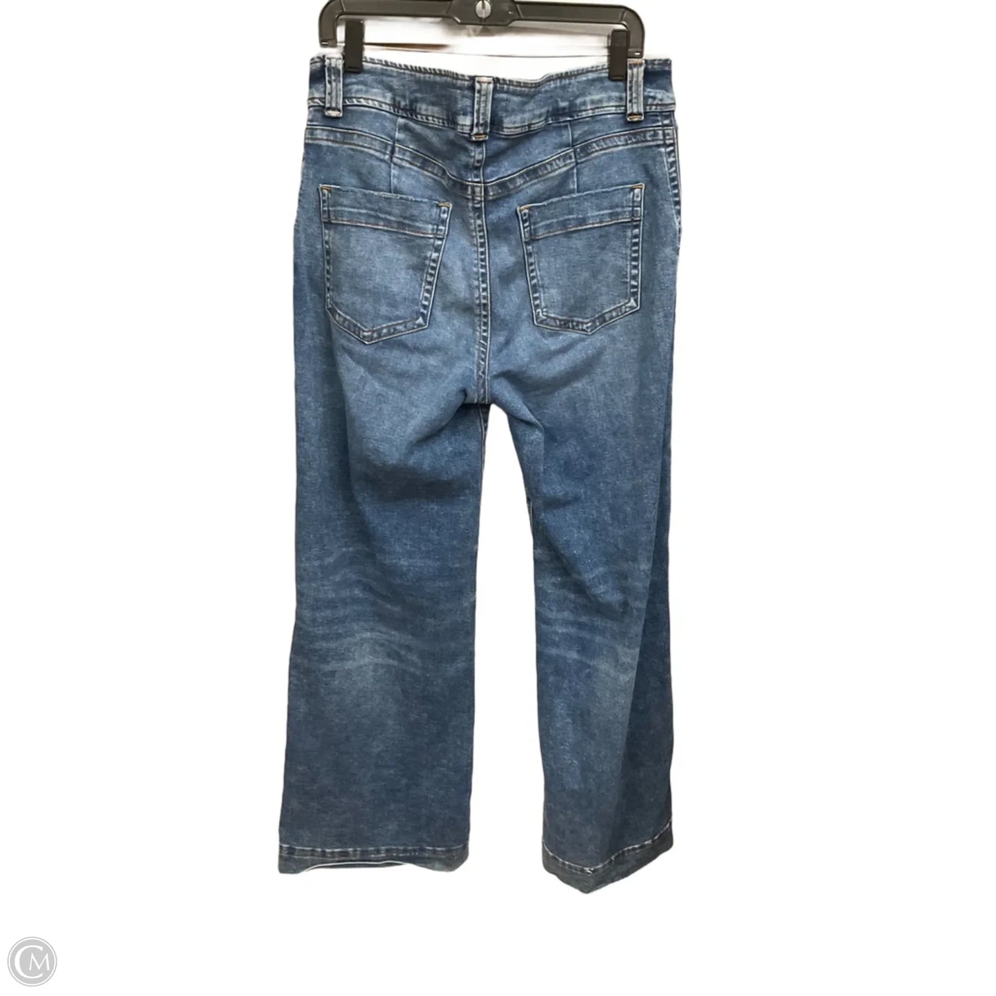 Jeans Wide Leg By Kut In Blue Denim, Size: 14