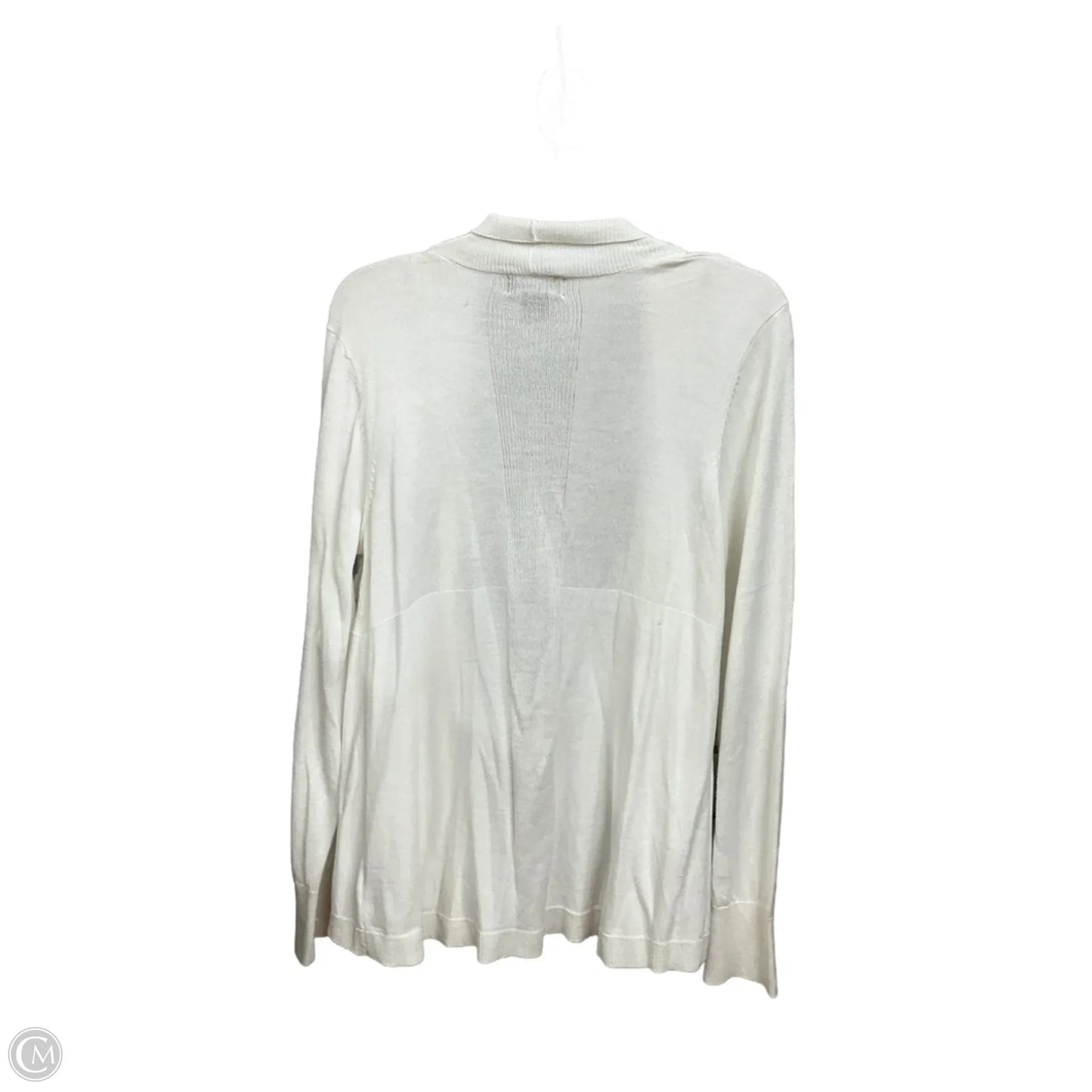 Cardigan By Liz Claiborne In White, Size: L