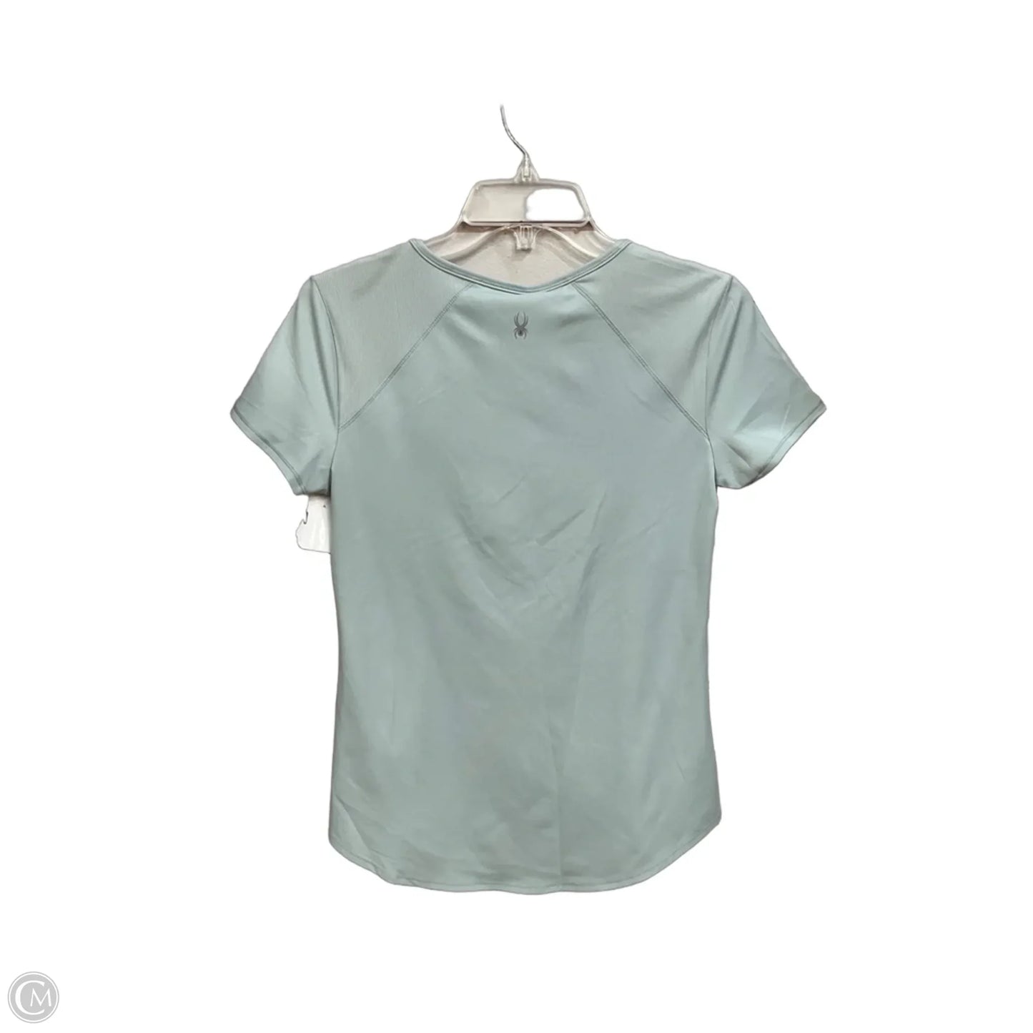 Athletic Top Short Sleeve By Spyder In Teal, Size: S