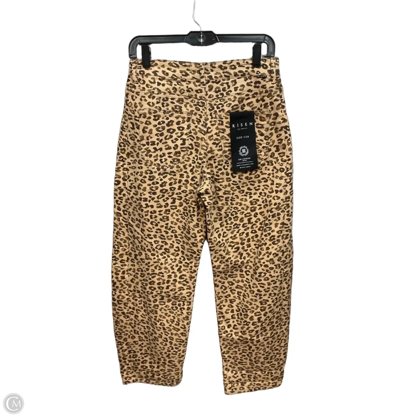 Jeans Straight By Risen In Animal Print, Size: 2