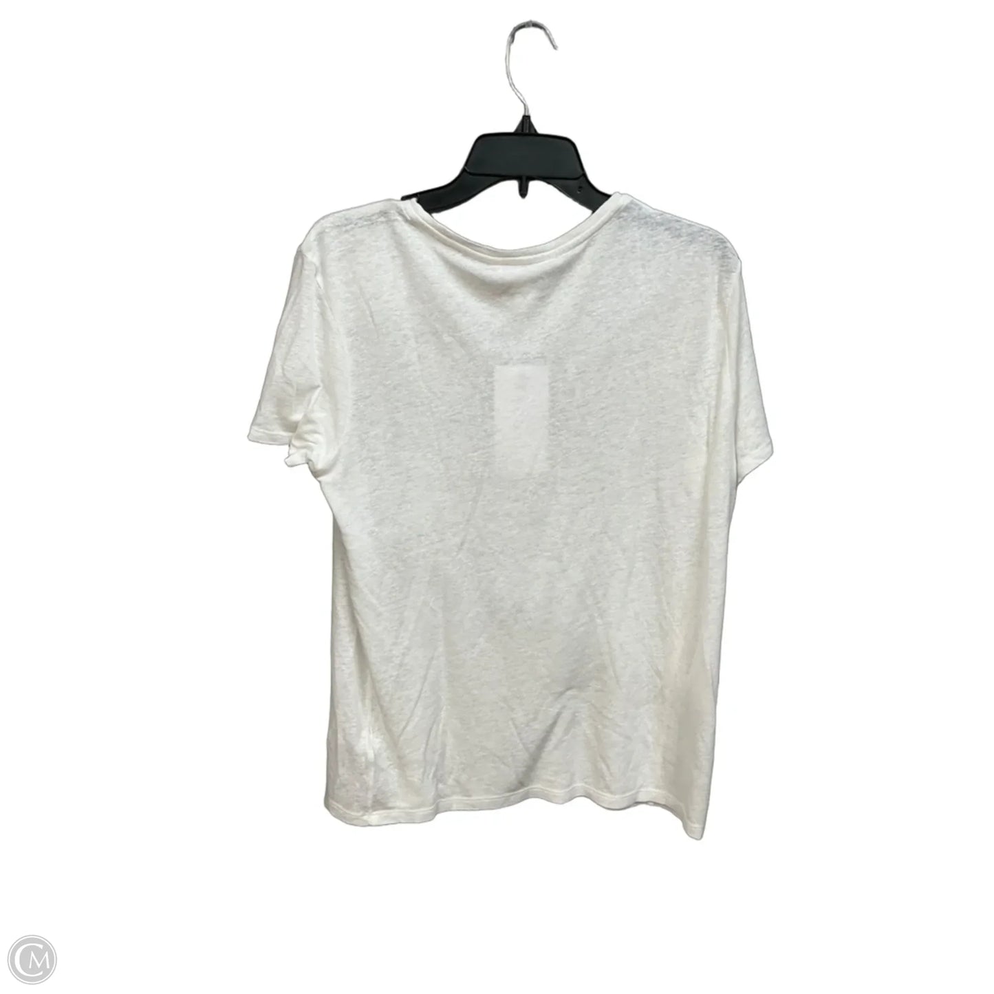 Top Short Sleeve By Athleta In White, Size: M