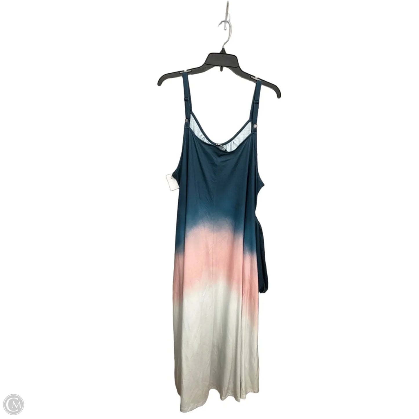 Dress Casual Maxi By Bloomchic In Ombre Print, Size: 1x
