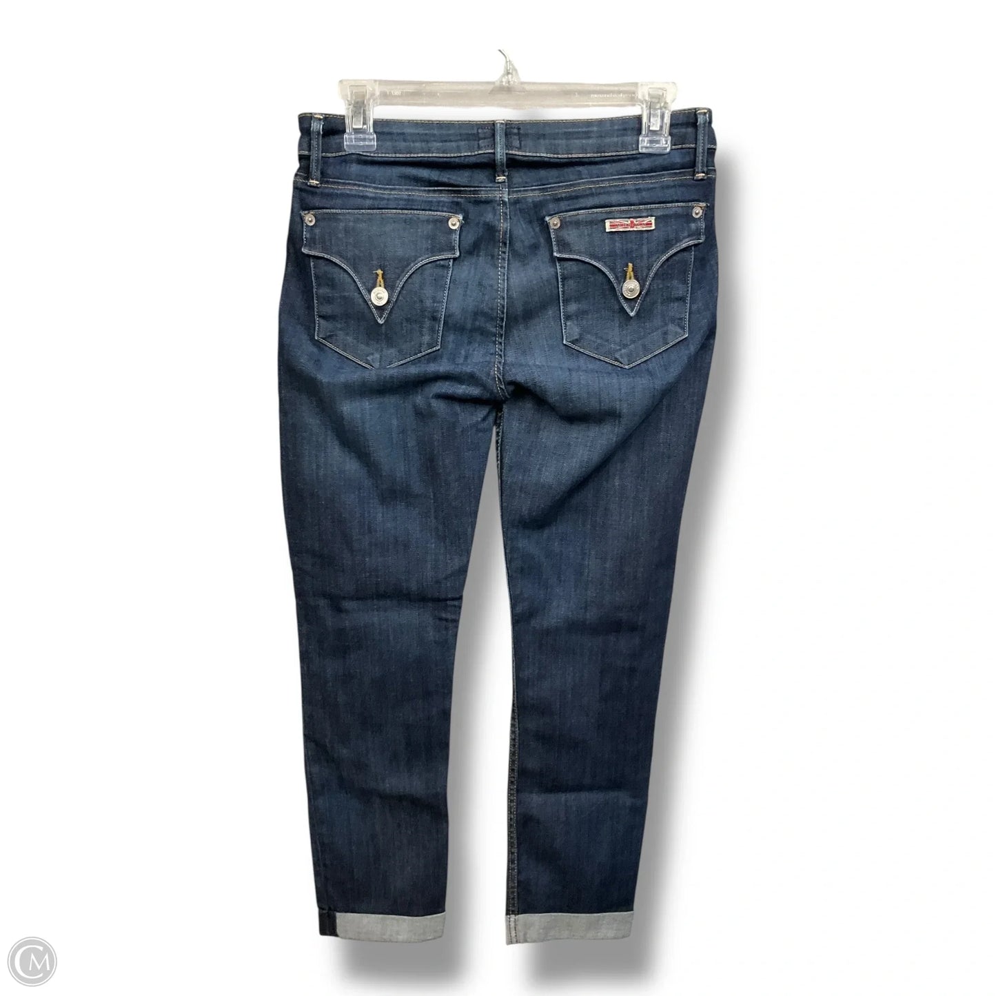 Jeans Straight By Hudson In Blue Denim, Size: 4