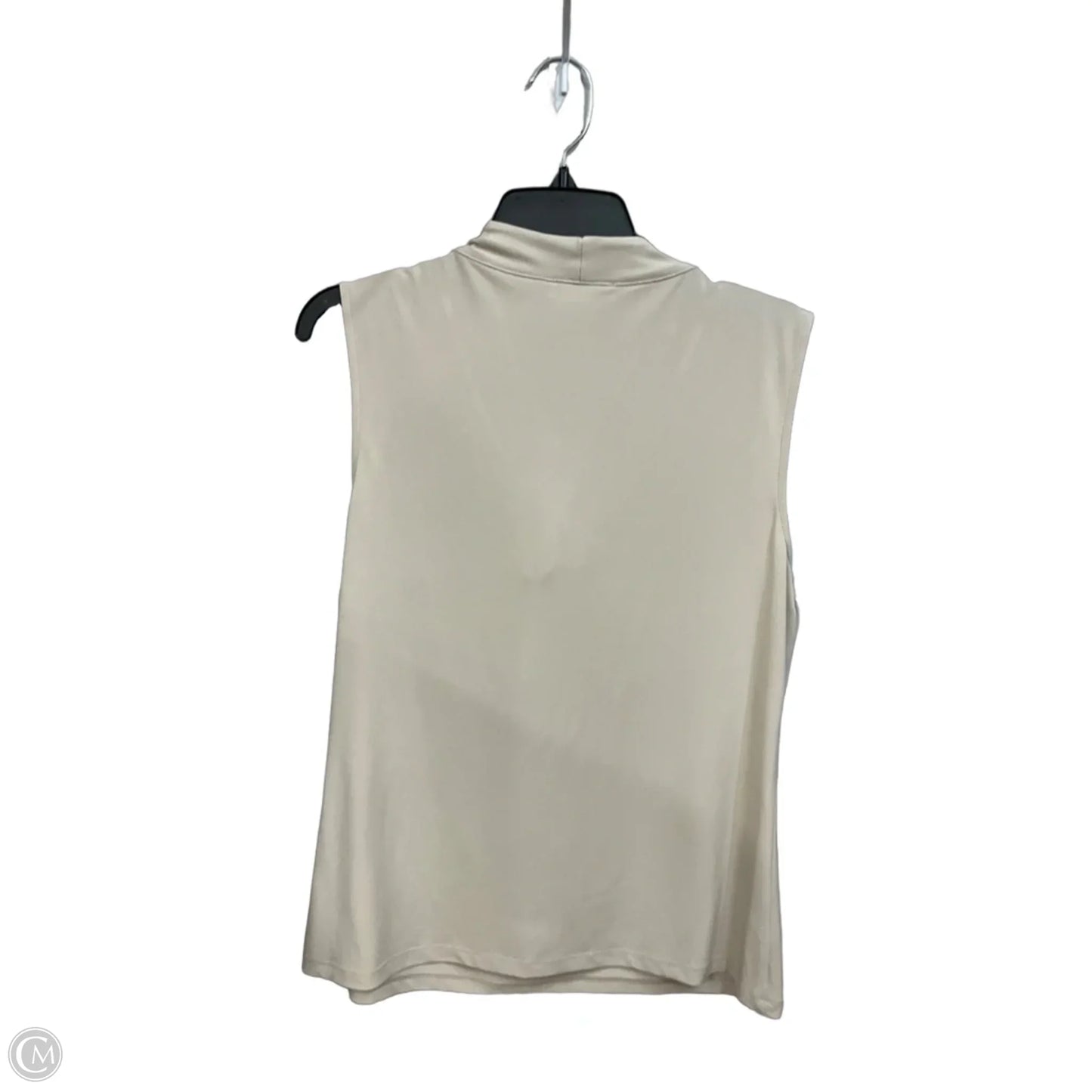 Top Sleeveless By Calvin Klein In Tan, Size: L