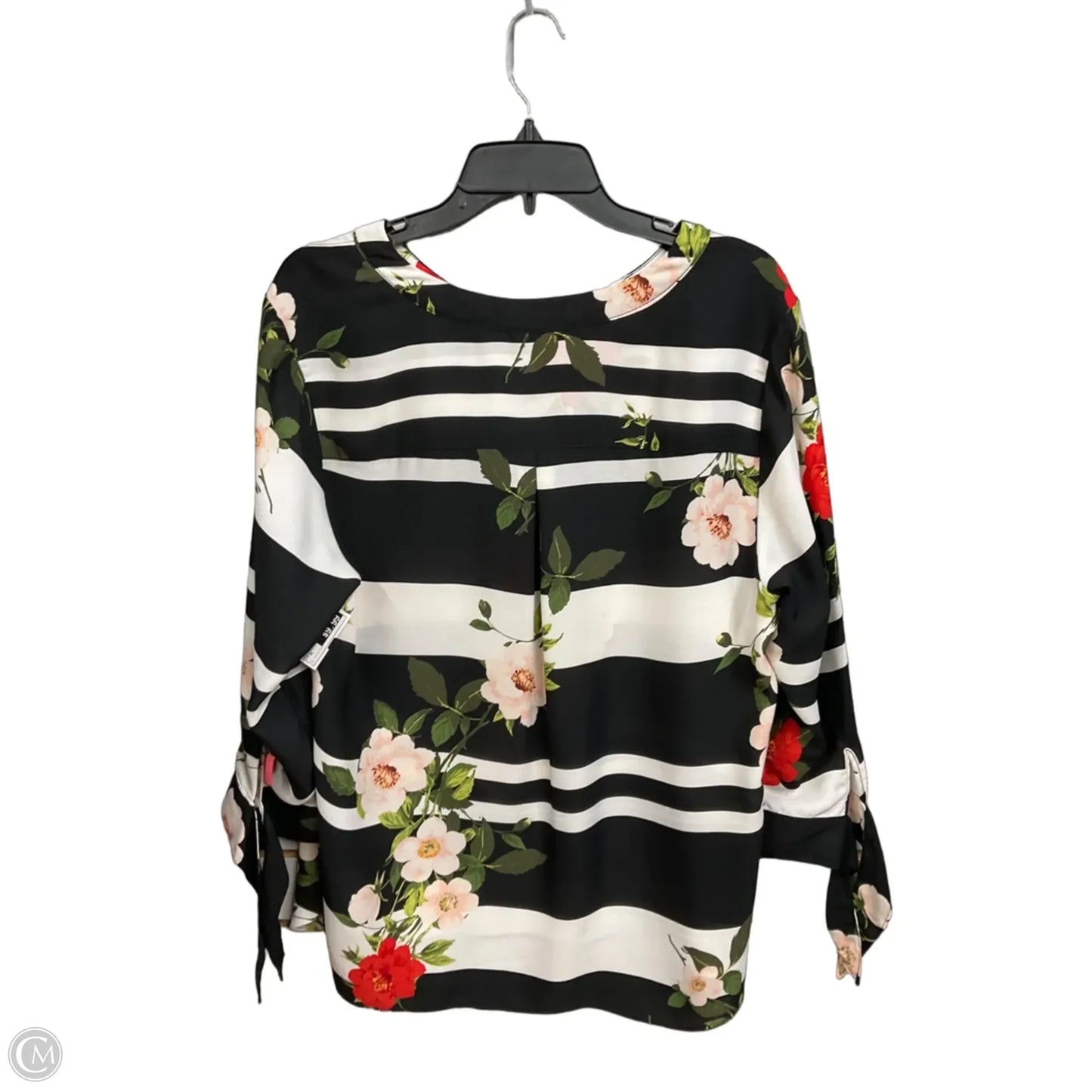 Top Long Sleeve By Zac And Rachel In Striped Pattern, Size: Xl