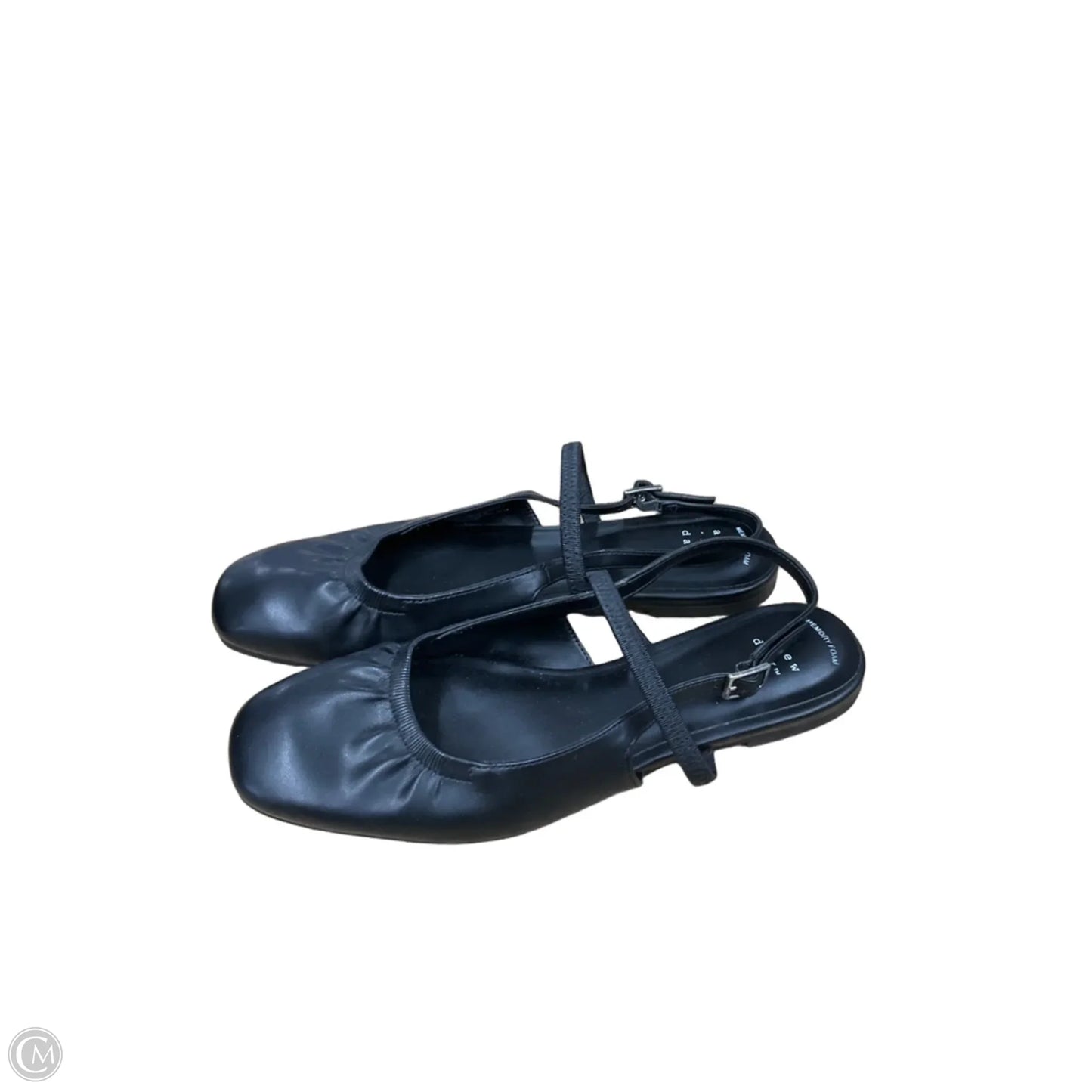Shoes Flats By A New Day In Black, Size: 8