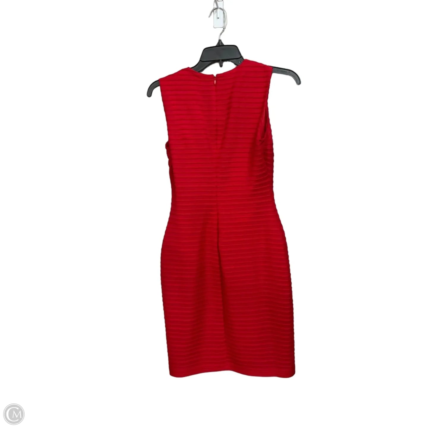 Dress Work By Calvin Klein In Red, Size: S