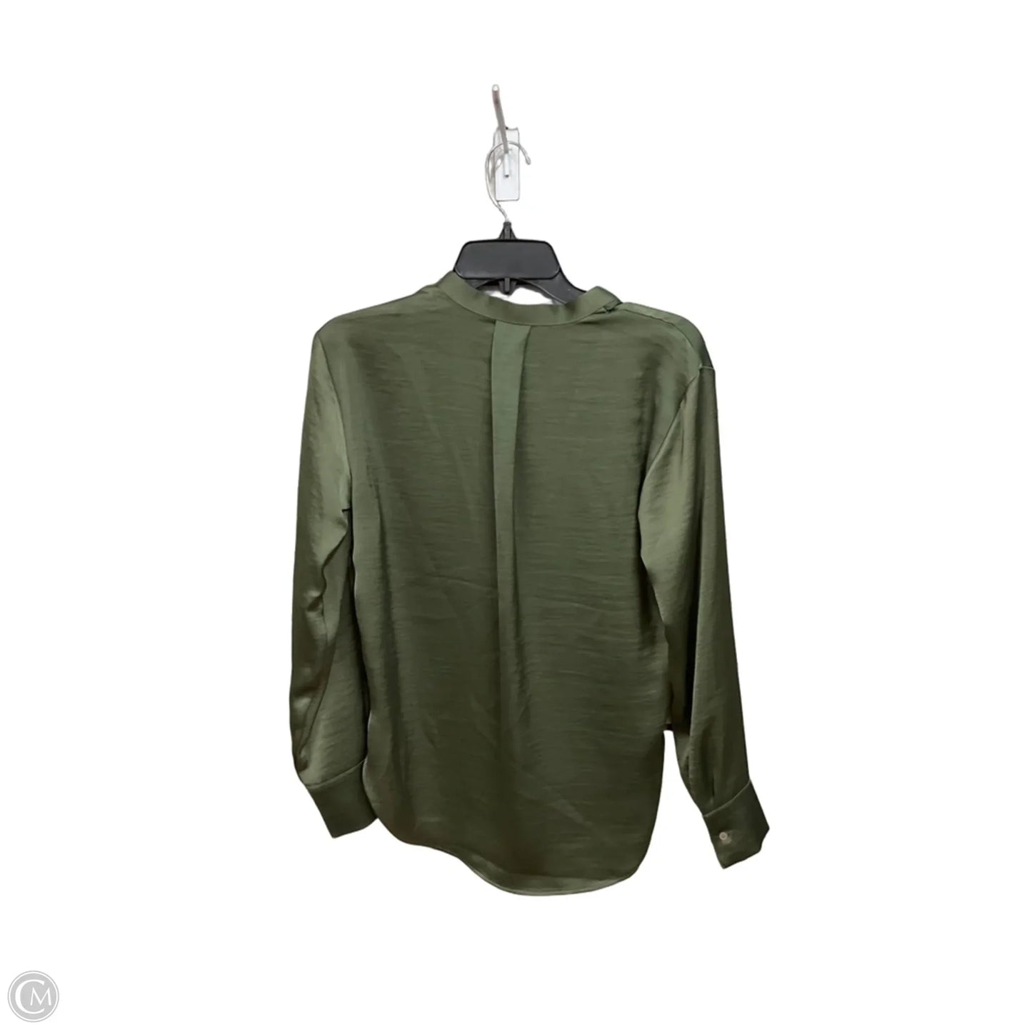 Blouse Long Sleeve By Banana Republic In Green, Size: Xs