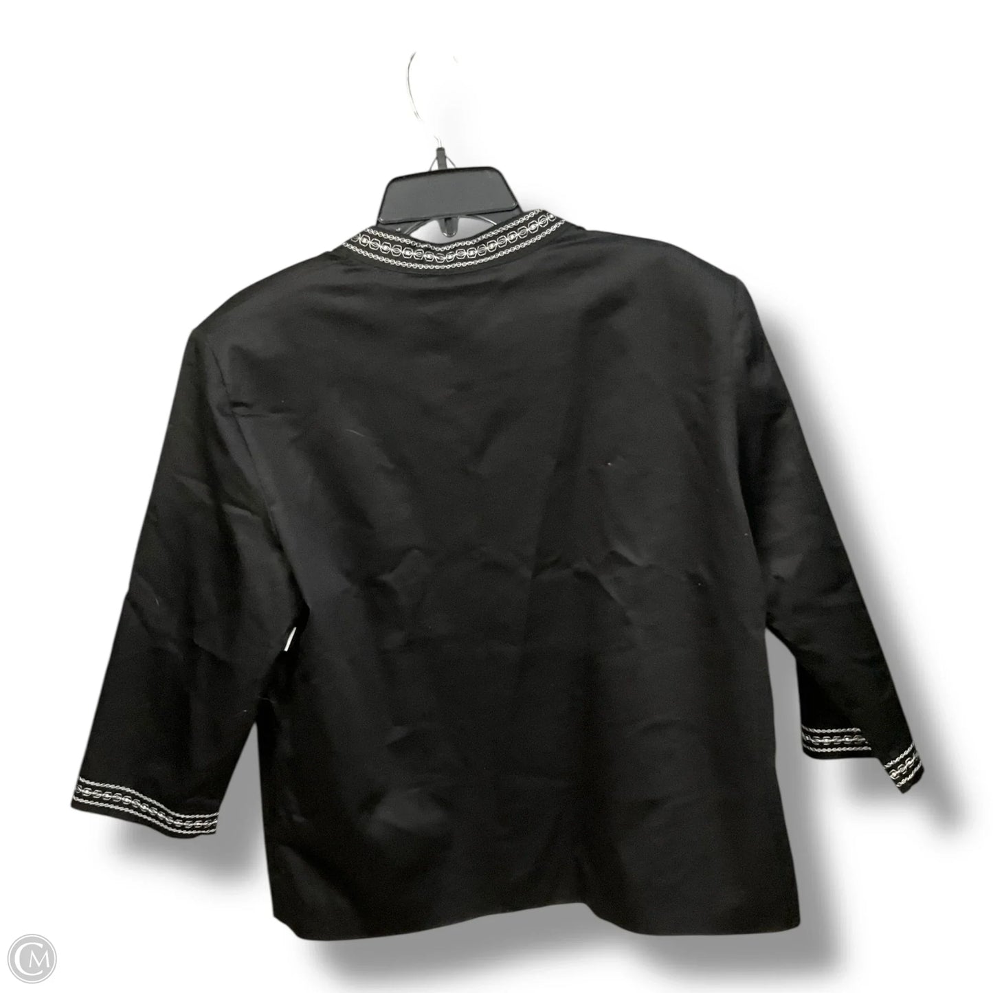 Jacket Other By Alfred Dunner In Black & White, Size: Xl