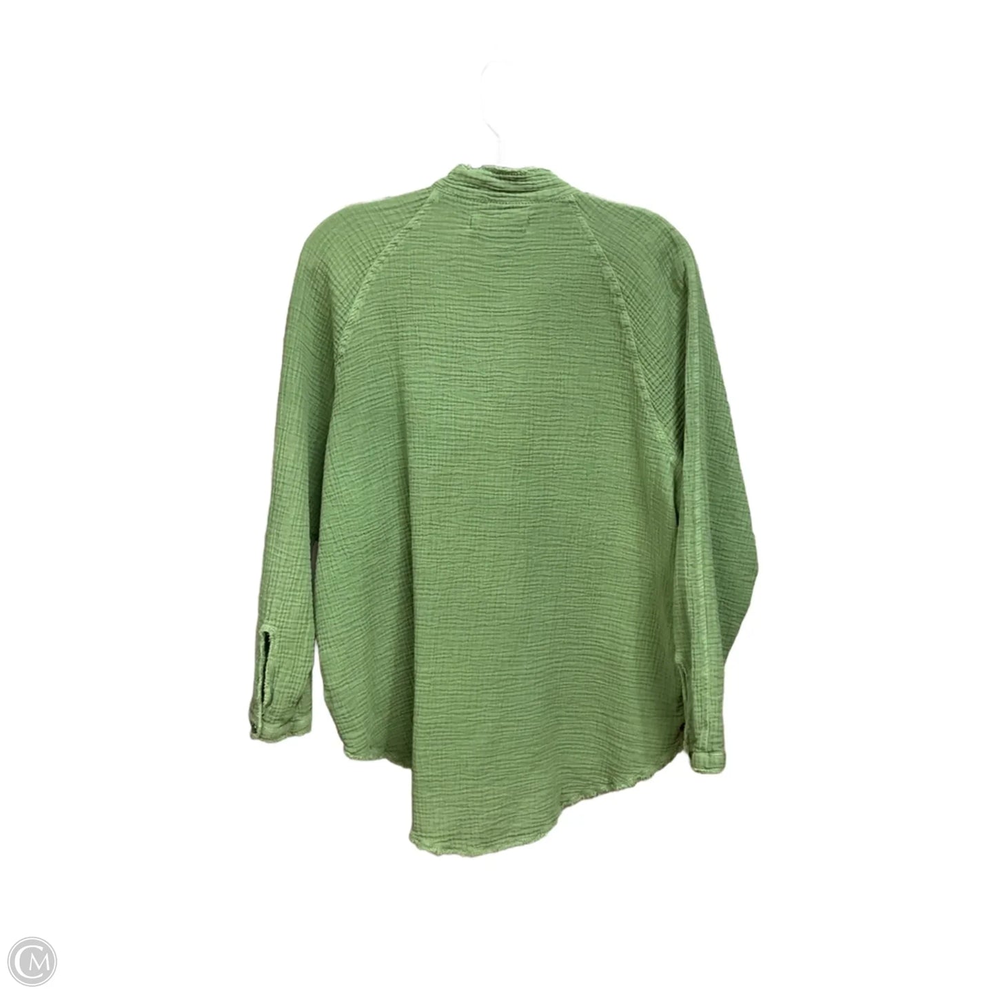 Top Long Sleeve By We The Free In Green, Size: Xs